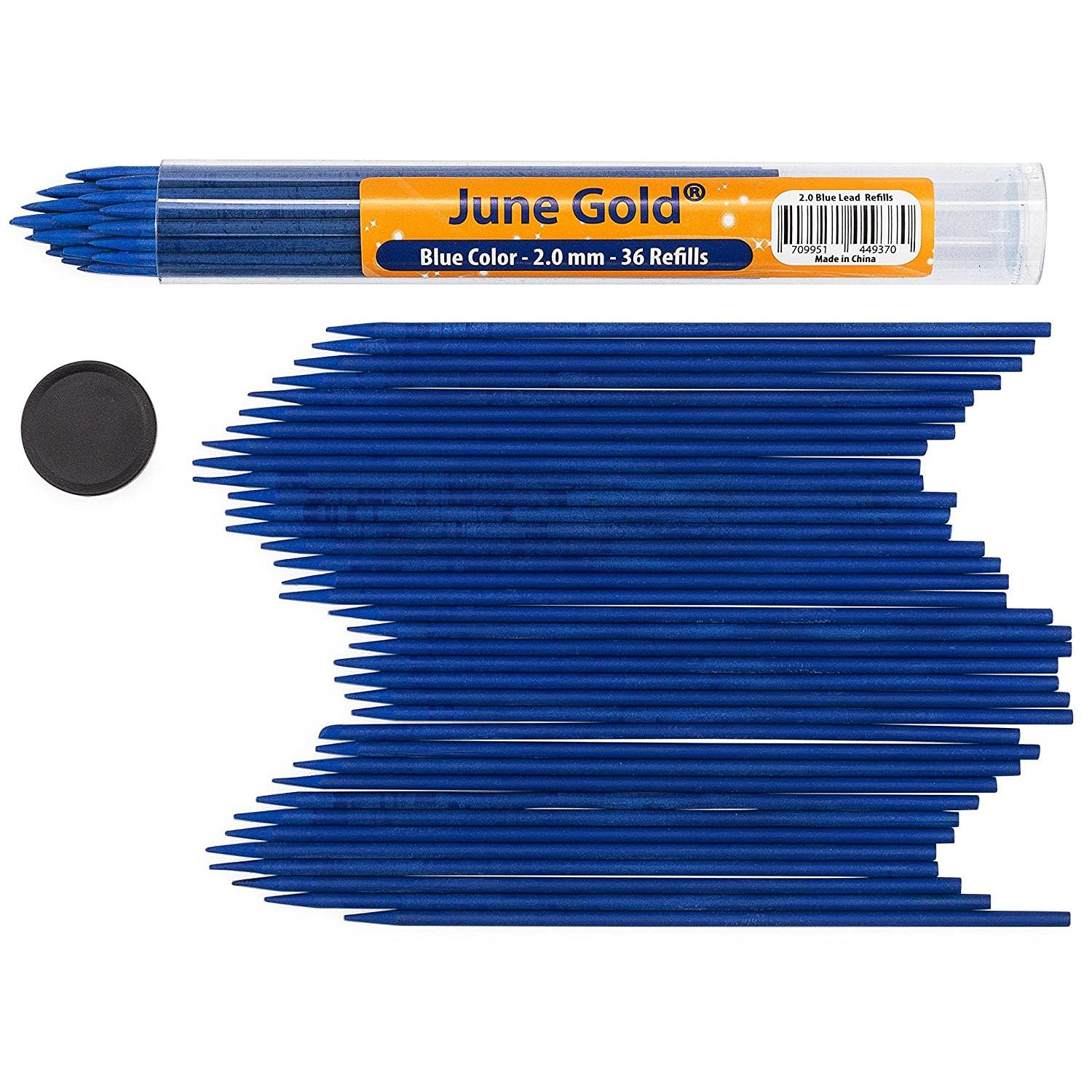 Amazon.com : June Gold 36 Blue (Azure #130) Colored 2.0 mm Lead