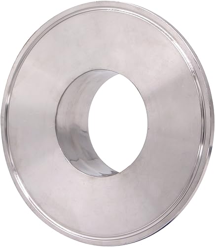 Vista 5 de DERNORD Reductor Concéntrico Sanitario Abrazadera Triple Trébol de Acero Inoxidable 304 Tapa de Montaje Sanitaria Reductora