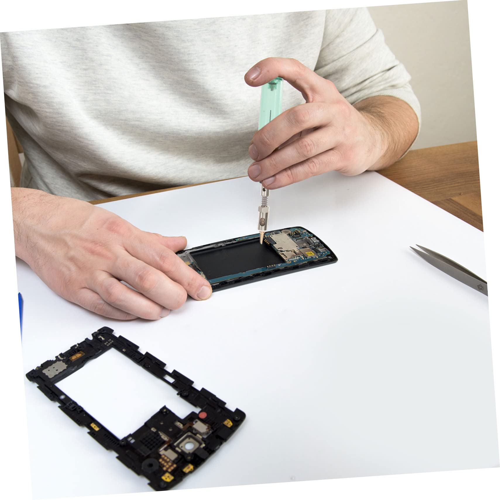 HOMSFOU 3sets Saldatore Gas Portatile Con Punta Intercambiabile Per Riparazioni Elettroniche e Saldature Esterni Facile Da Riempire e Utilizzare