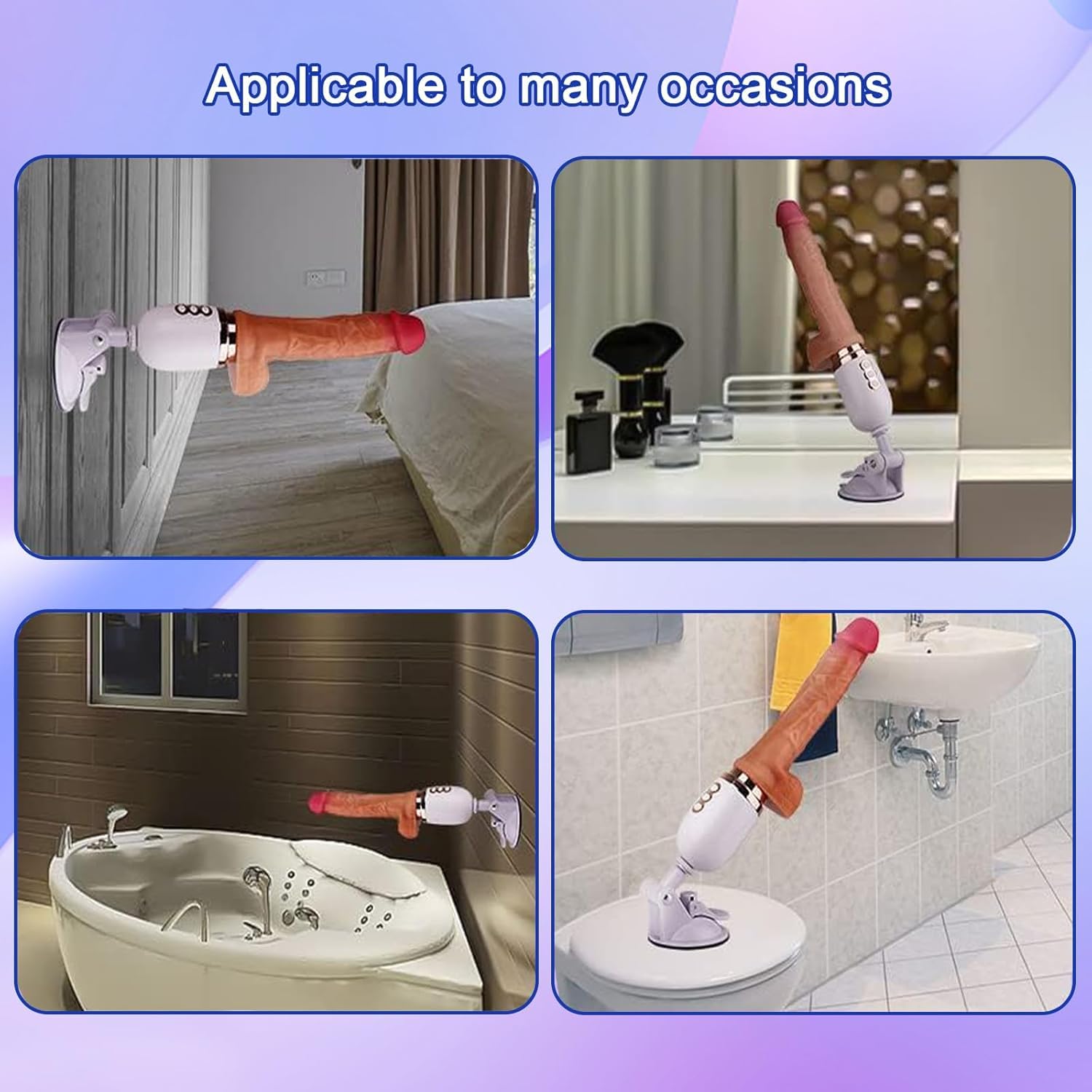 Dildo Realistico Vibratoreper Donna Professionale - Sex Machine Dildo Anale Sexytoysys Donna Coppia con 9 Mmodalità di Spinta, Oscillazione e Vibrazione, Vibratore Anal Sex Toys Sessuali per Donne