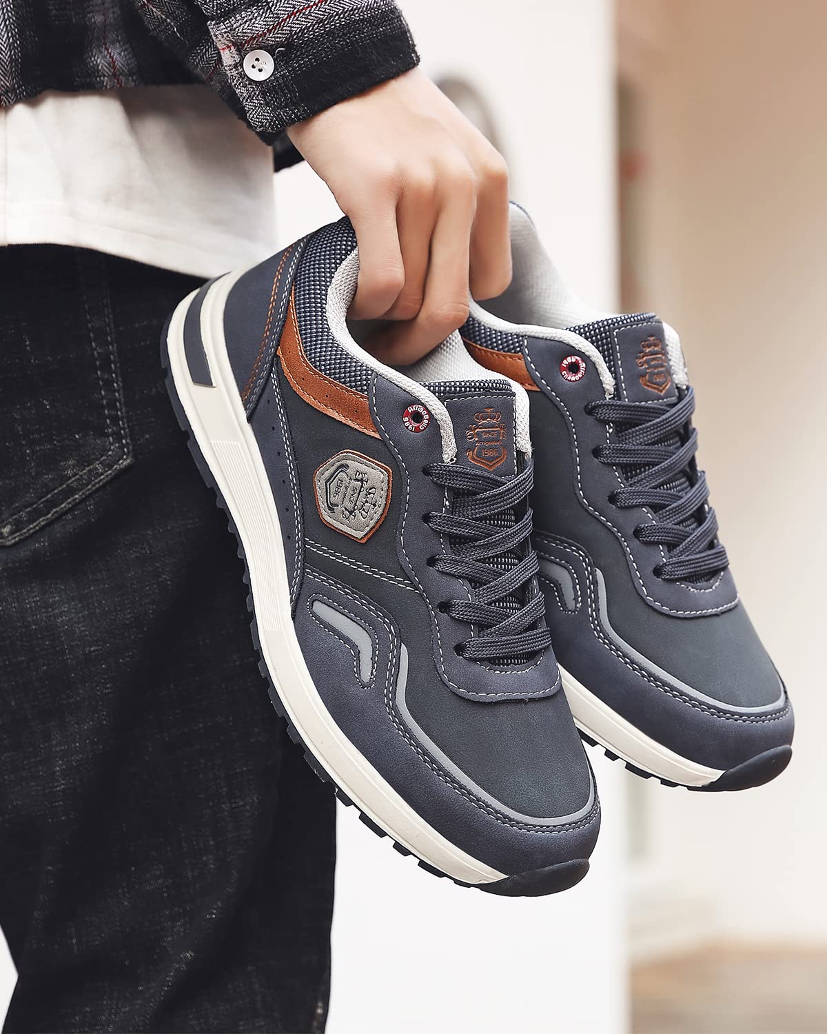 ARRIGO BELLO Sneakers Uomo Scarpe Ginnastica Sportive Running Trekking Mocassini Uomo Estivi all'aperto Respirabile Taglia 41-46