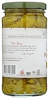 Vista 5 de Jeff's Naturals Peperoncini griego dorado en rodajas - 12 oz