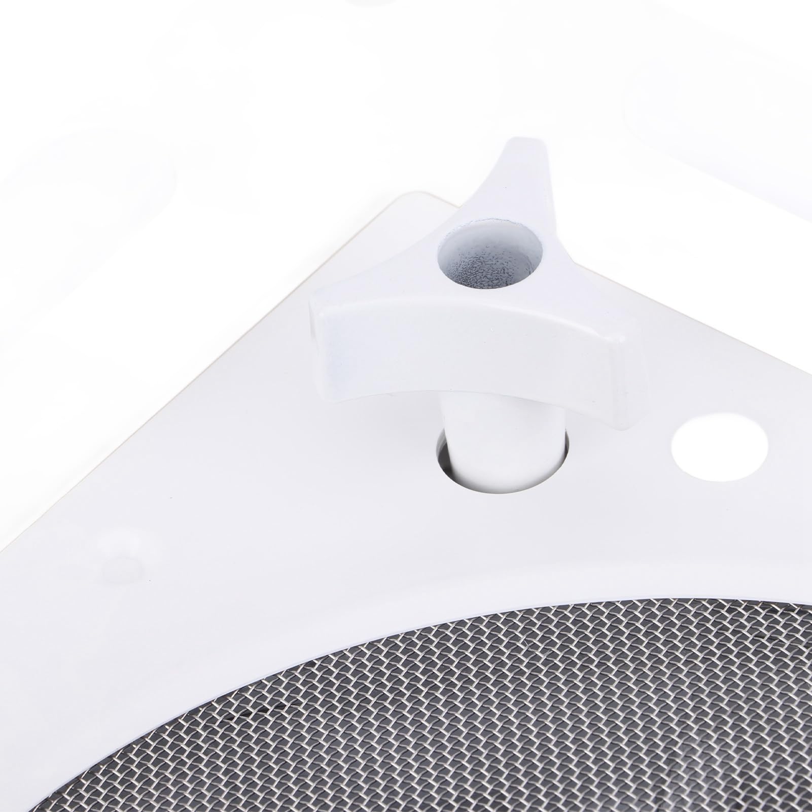 Tnfeeon Wentylator Dachowy Rv 12V 360x360mm Podwójny Wylot Wlotu Powietrza | 10 Ostrzy, Siatka Przeciw Owadom ze Stali Nierdzewnej, Silnik z Czystej Miedzi, do Jachtu z przyczepą kempingową i Autobusem