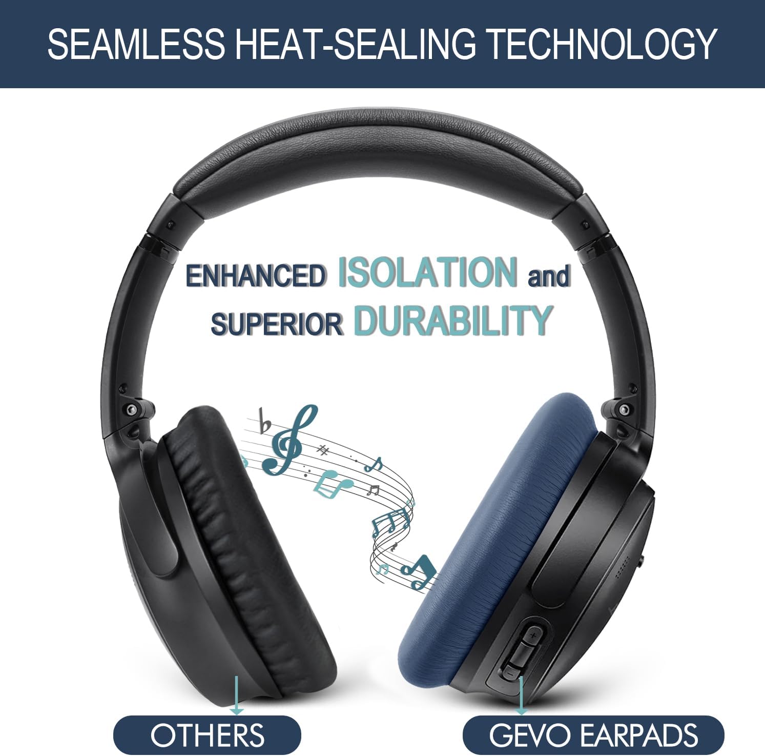 Ear Pads Replacement for Bose QC45 & QC & SE & QC Wireless - Twilight Blue image 4
