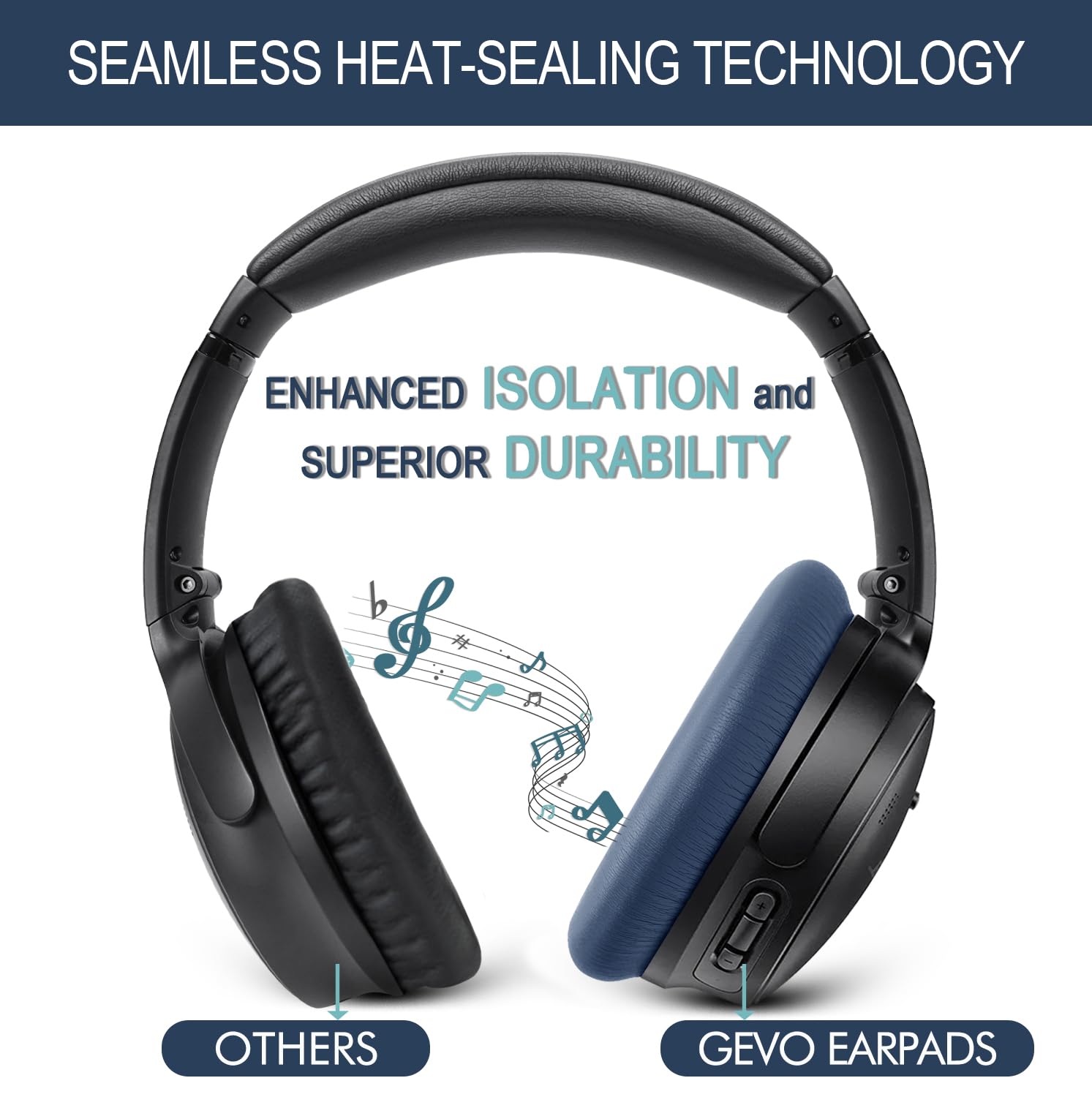 Amazon | Bose QC45 & QC & SE & QC Wireless 交換用イヤーパッド