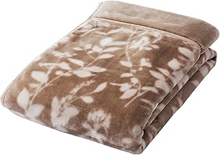 nishikawa【西川】 ポリエステル合わせ毛布 シングル 洗える 寒い冬でも暖か ベージュLP4652 FQ04055002