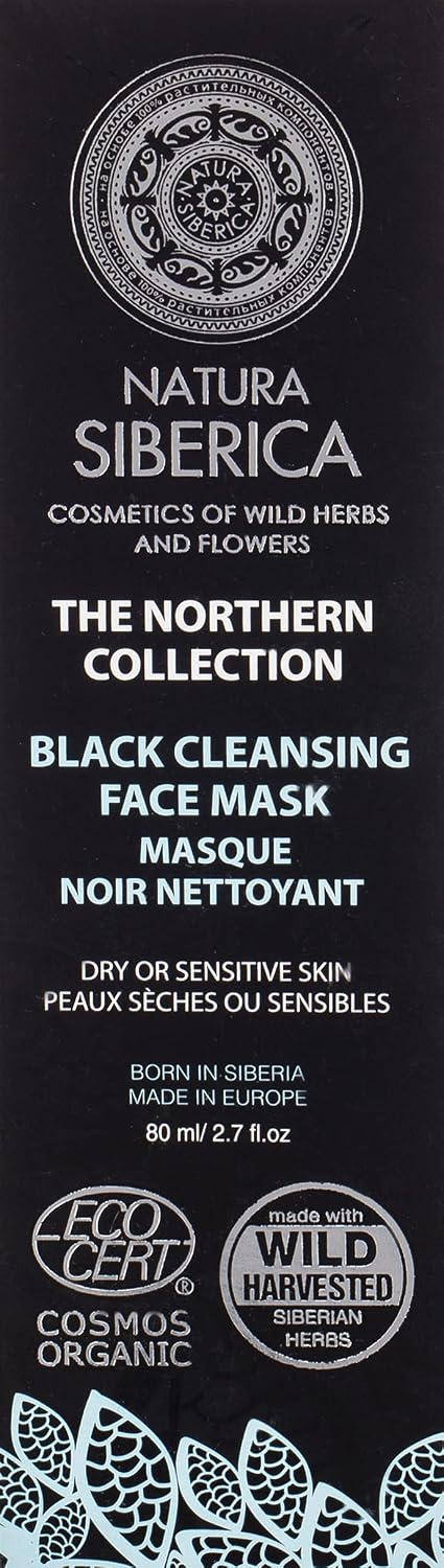 Natura Siberica NS Northern Black cleansing face mask, 80 ml