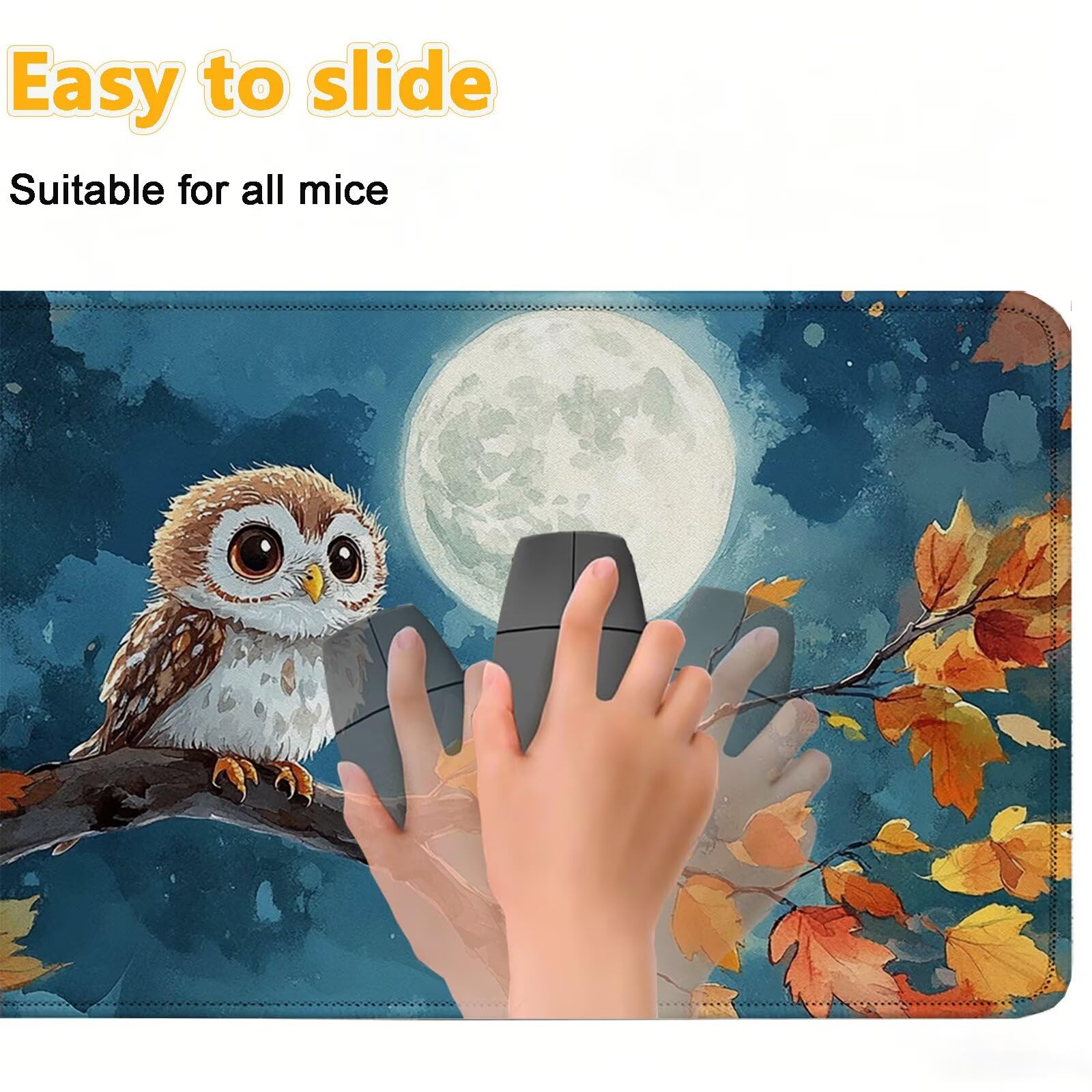 Tappetino Mouse 900x450mm | Superficie Ultra-Liscia | luna 0-z668