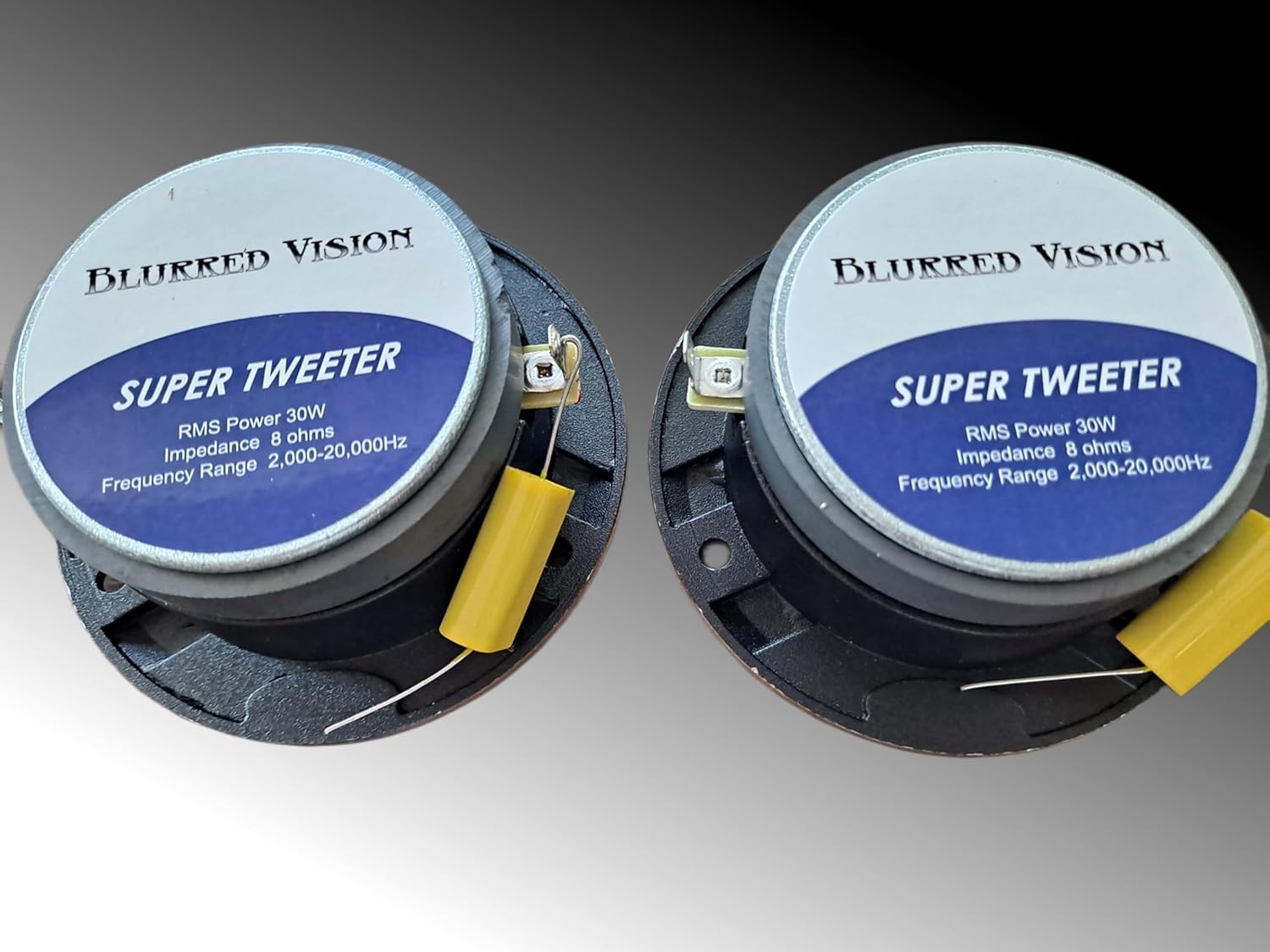 Car Audio Super Tweeters Package, 6.5 inch, 4 Pack