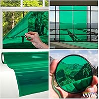 Vista 10 de VViViD Hojas de vinilo coloridas transparentes para tintar ventanas (10 pies x 4.9 pies, negro oscuro)