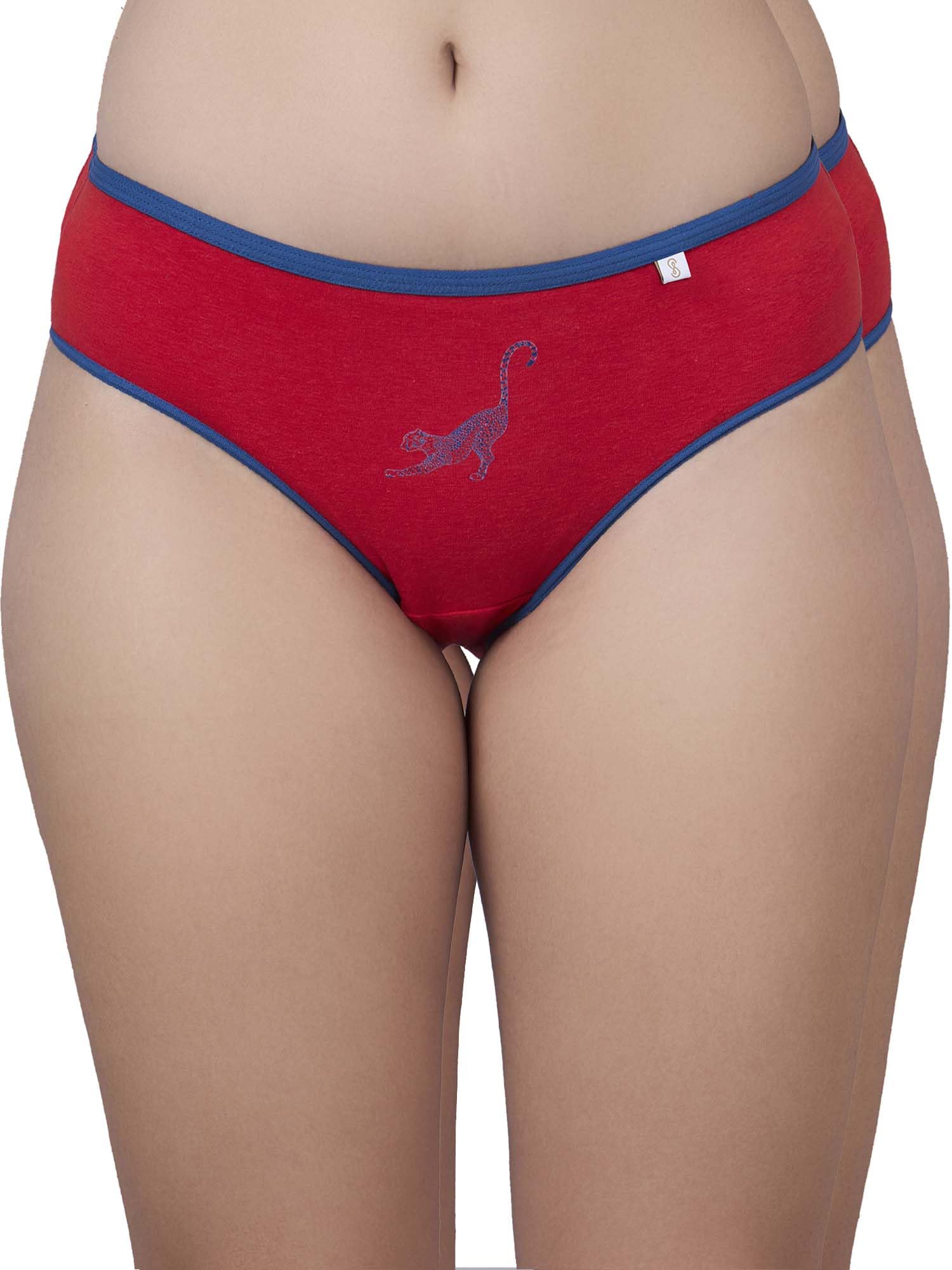 inner sense Bamboo Bikini I Panty Set for Women, Pointsetia, Size XL-picture-38