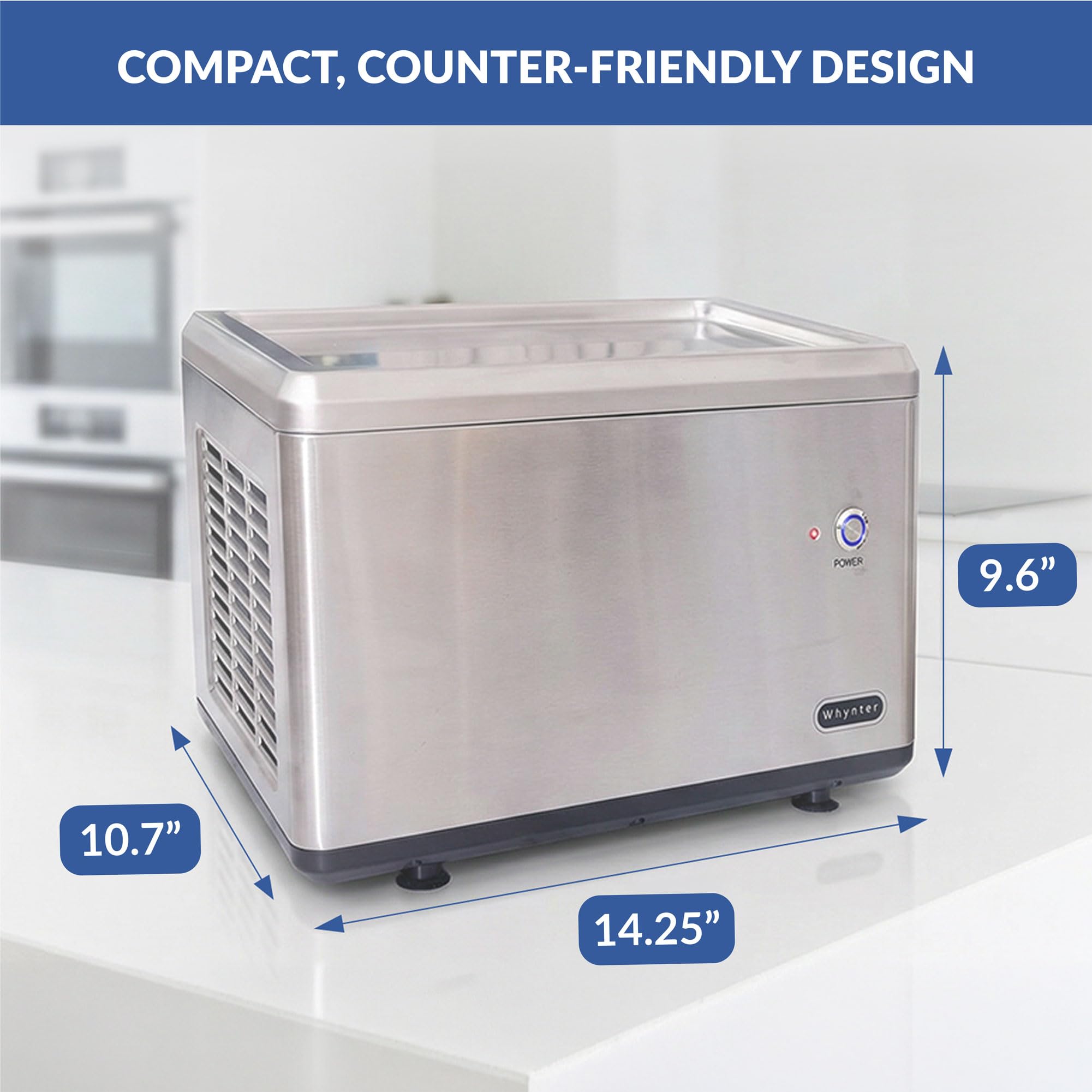ICR-300SS ロールアイスマシン　アイスクリーム Amazon.com: Whynter ICR-300SS 0.5-Quart Stainless Steel Rolled Ice