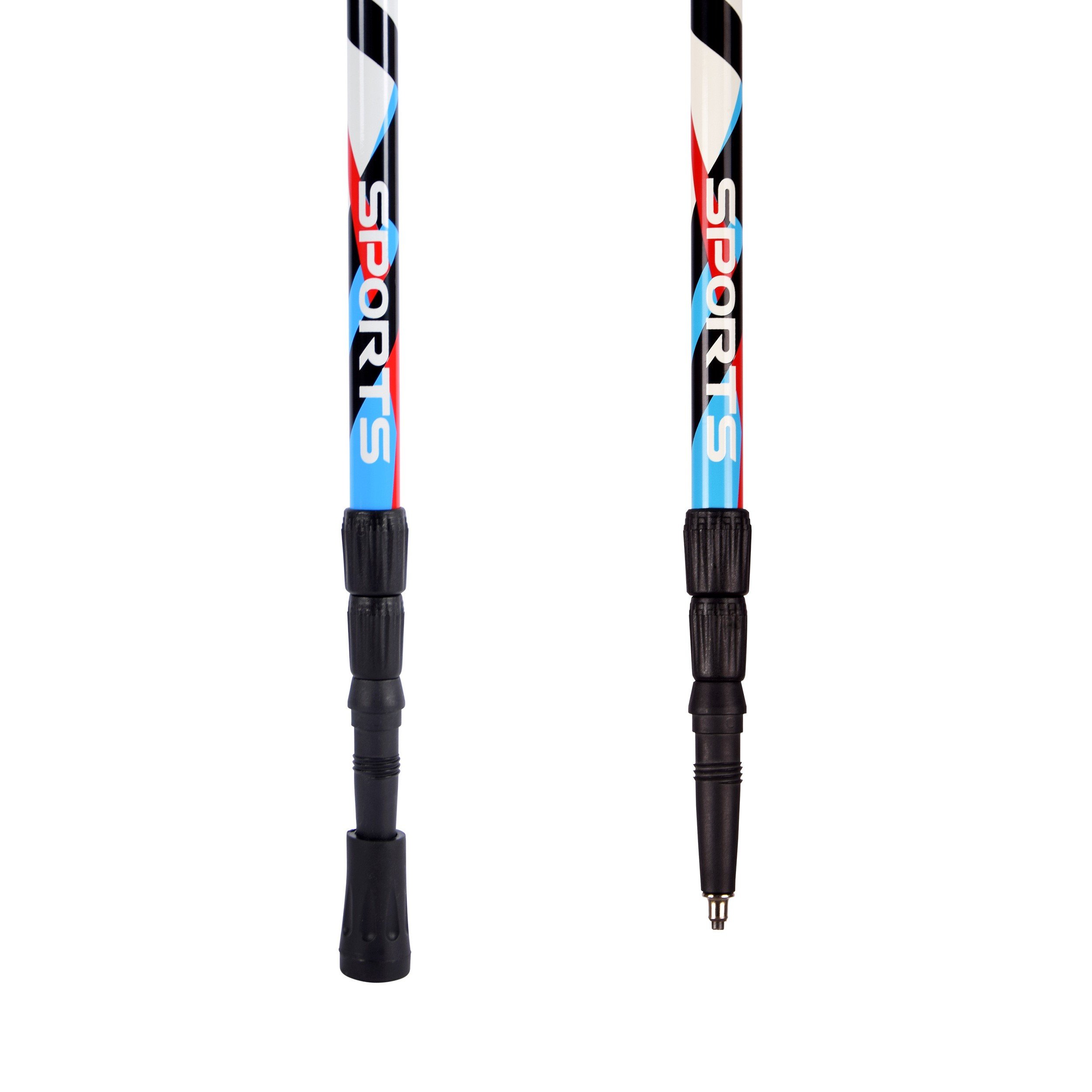 Nordic Walking - Trekking Carbon Stöcke Premium - aus hochwertigem Carbon - Superleicht - auswählbar mit Tragetasche - Nordic Walking - Wanderstöcke