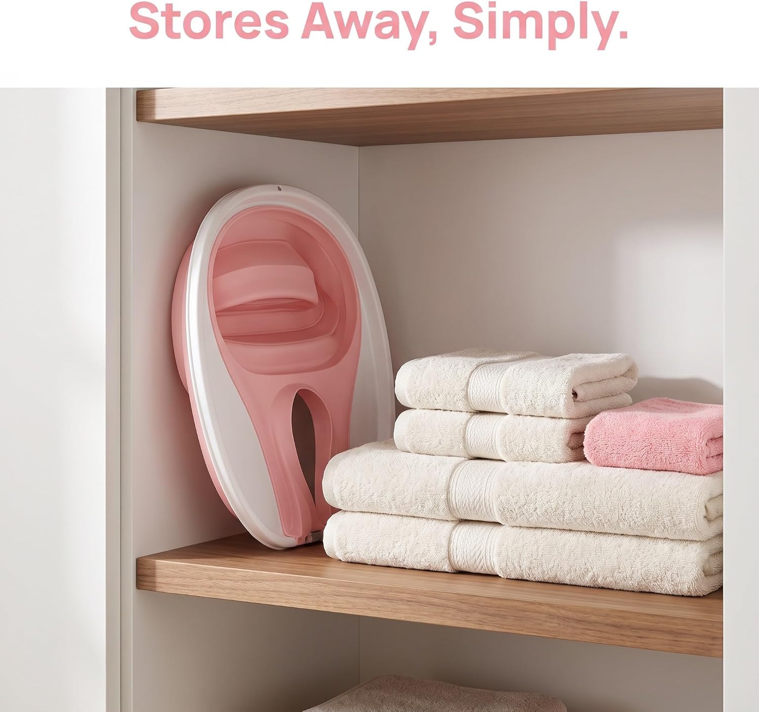 Foldable Home Shampoo Basin for Adults, Deep Plastic Hair Wash