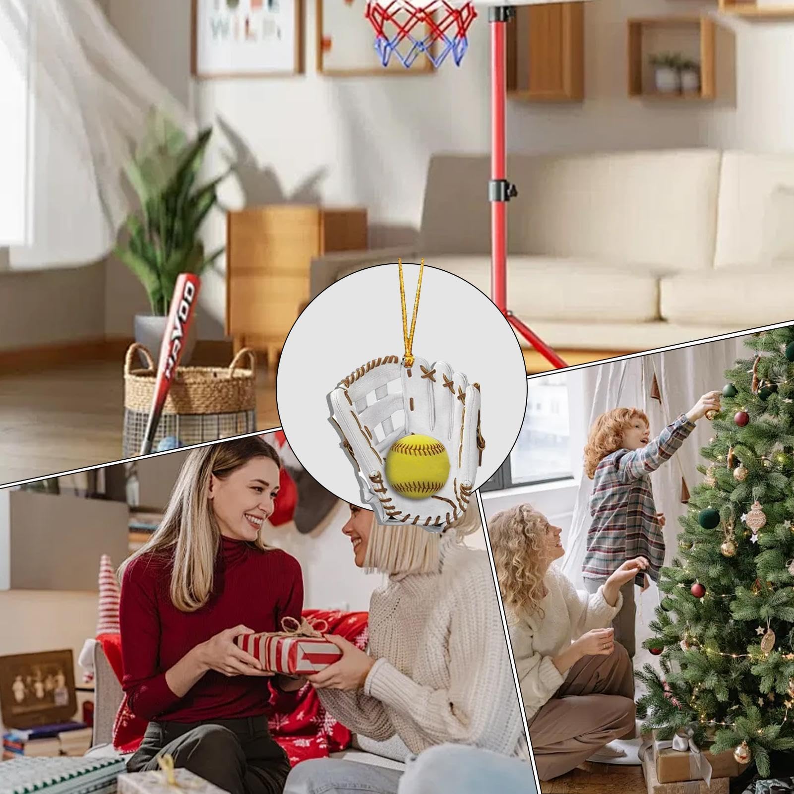 SOLFBALL – Ornamento Decorativo Per Albero Di Natale, Addobbo Natalizio Elegante