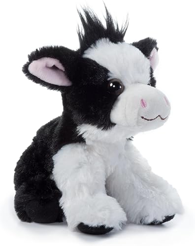 The Petting Zoo Peluche de vaca de peluche, regalos para niños, animales de granja Wild Onez Babiez, juguete de peluche de vaca de 6 pulgadas
