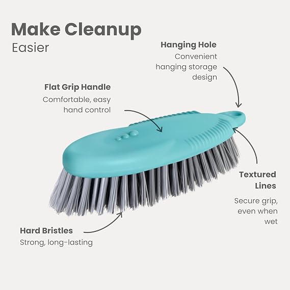VIGAR Blue Small Hard Bristle Multi-Function Brush