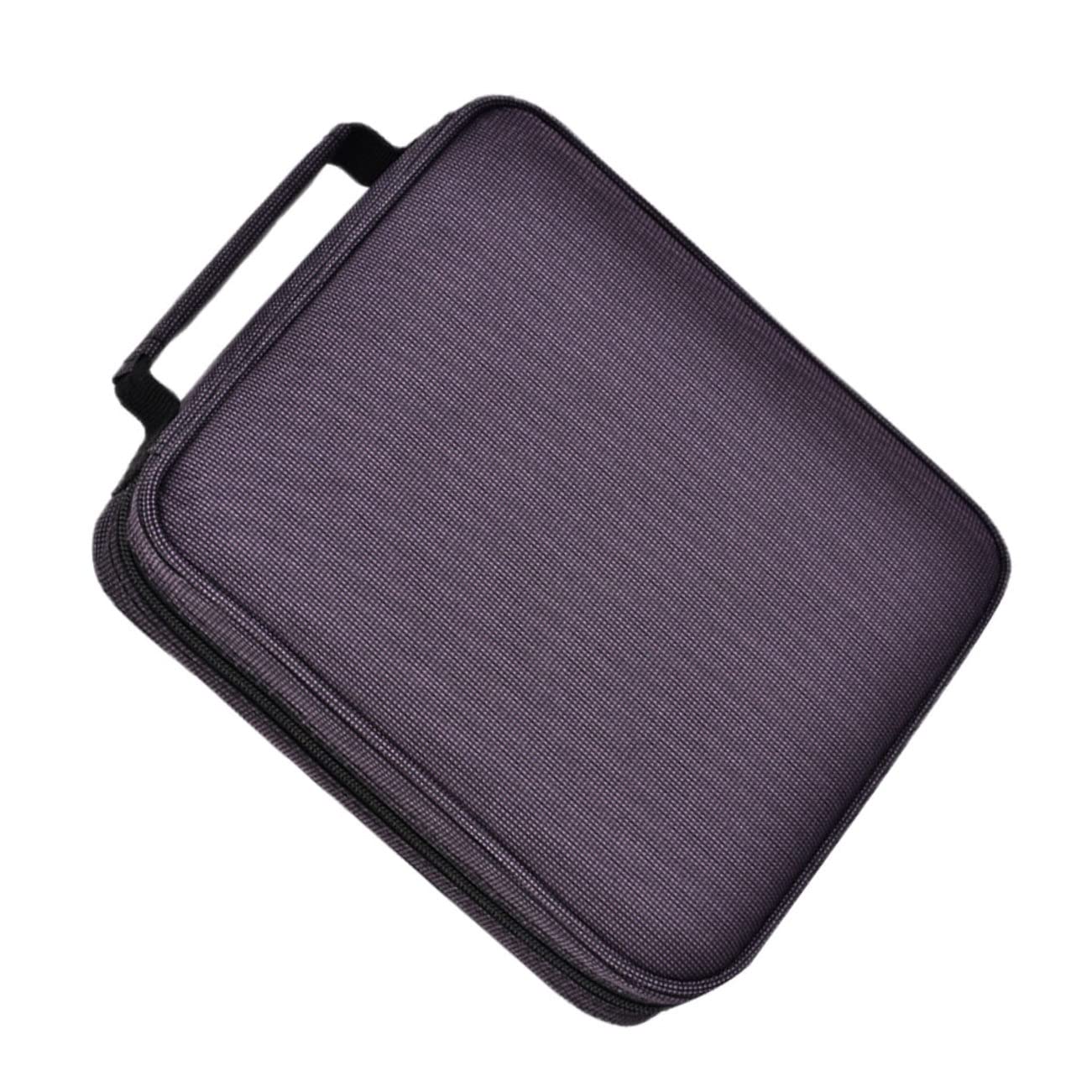 Estuche Portátil para Lápices Púrpura, Bolsa de Almacenamiento Ligera