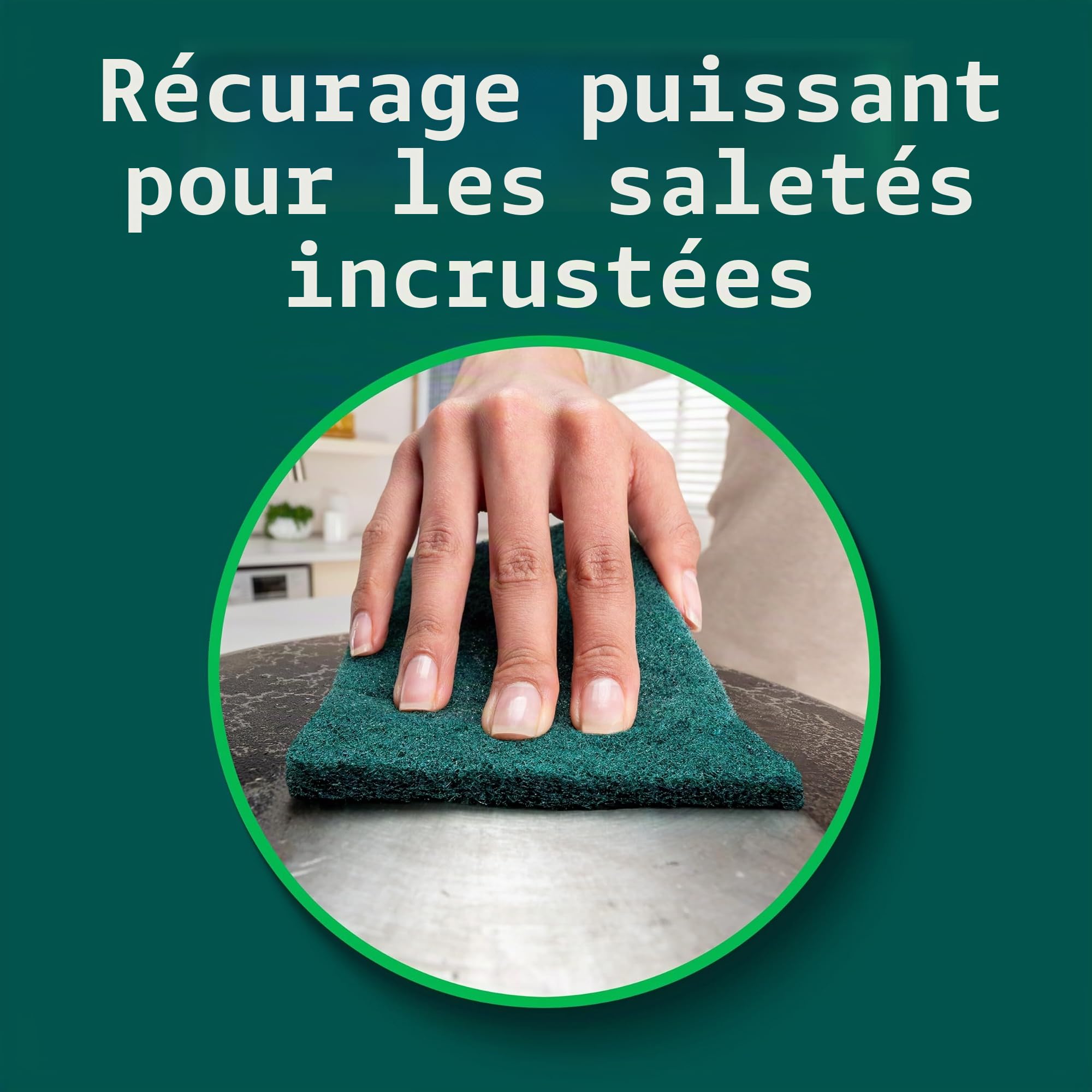 Scotch-Brite Lot de 30 tampons à récurer Robustes pour Cuisine et Nettoyage de la Vaisselle