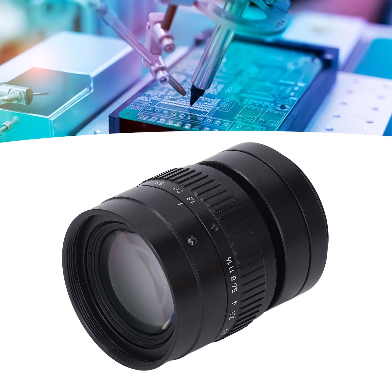 Obiektyw Aparatu 35 Mm F1.8, Obiektyw Zmiennoogniskowy z Mocowaniem M42 do Kamer HD z ręczną regulacją Ostrości, Obudowa ze Stopu Aluminium, rozdzielczość 8K5UM, Kontrola