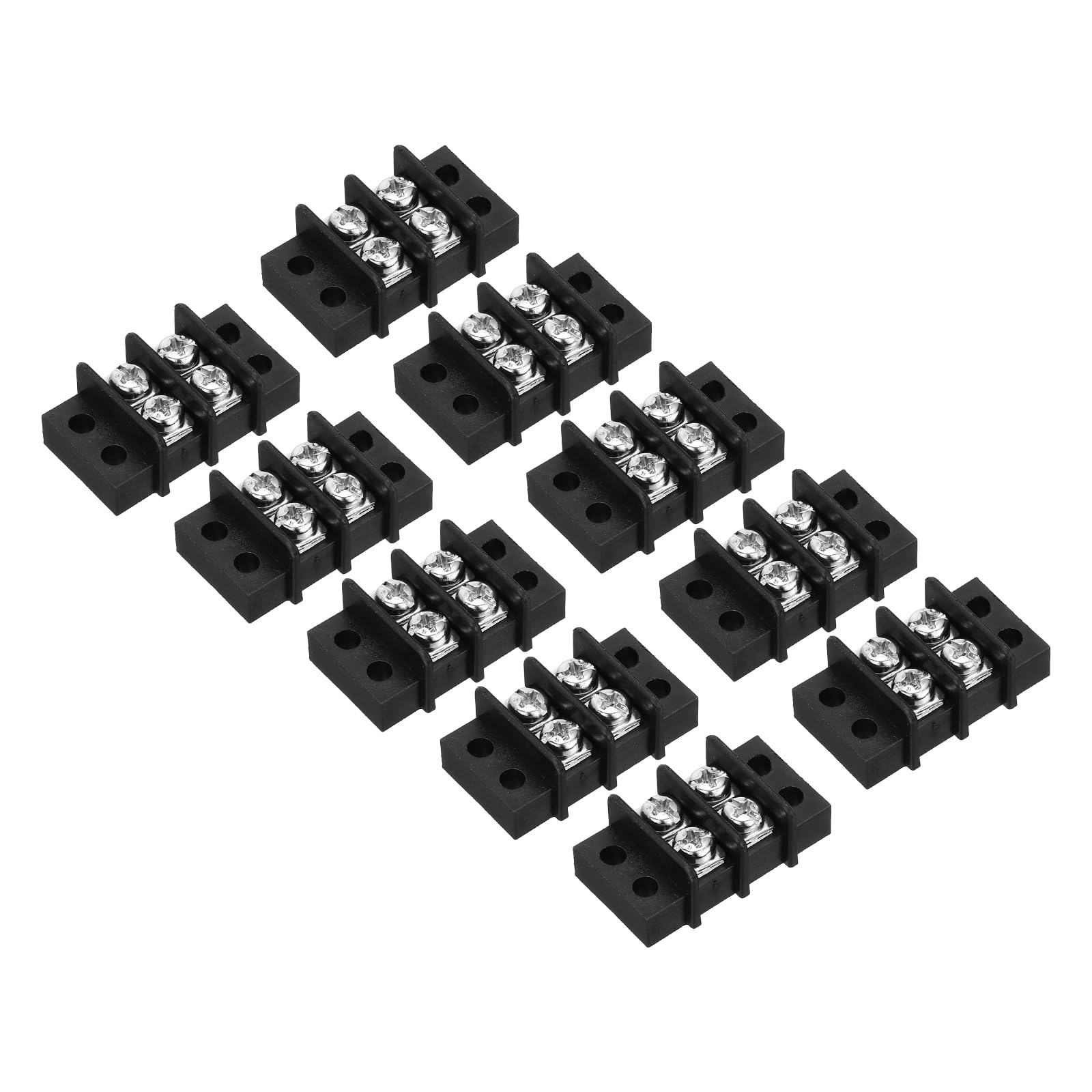 Bornier à vis pas de 9,5 mm à double rangée pour circuits 20A - 7