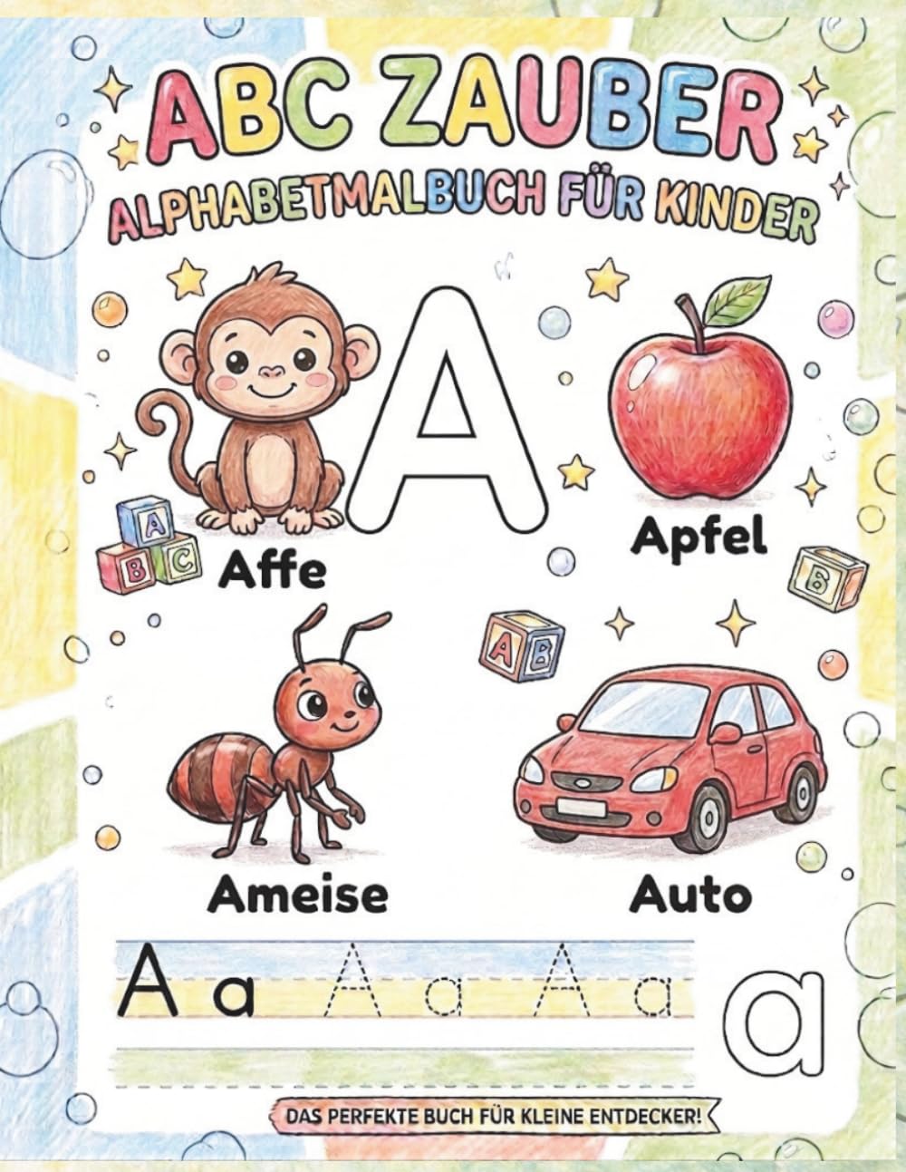 ABC Zauber: Alphabet Malbuch für Kinder | Buchstaben lernen und ausmalen ab 3 Jahren