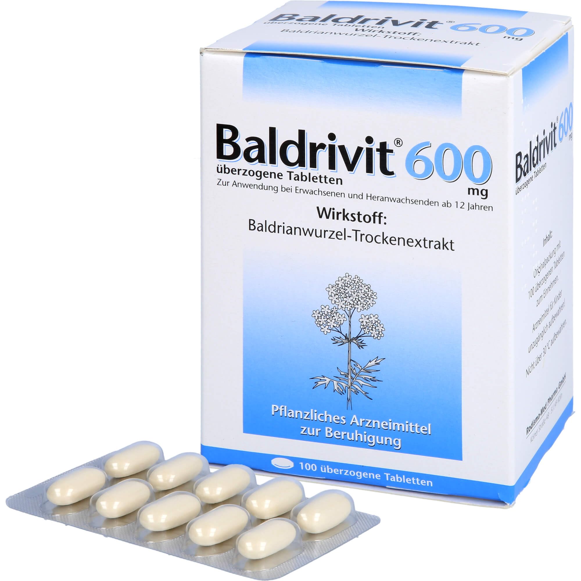 600 mg überzogene Tabletten 100 St