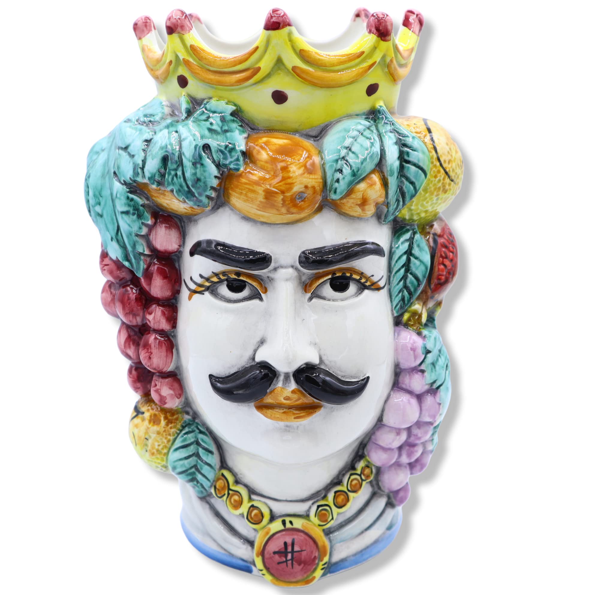 Cabeza de Moro Siciliano soluciona rincones vacíos con arte de Caltagirone