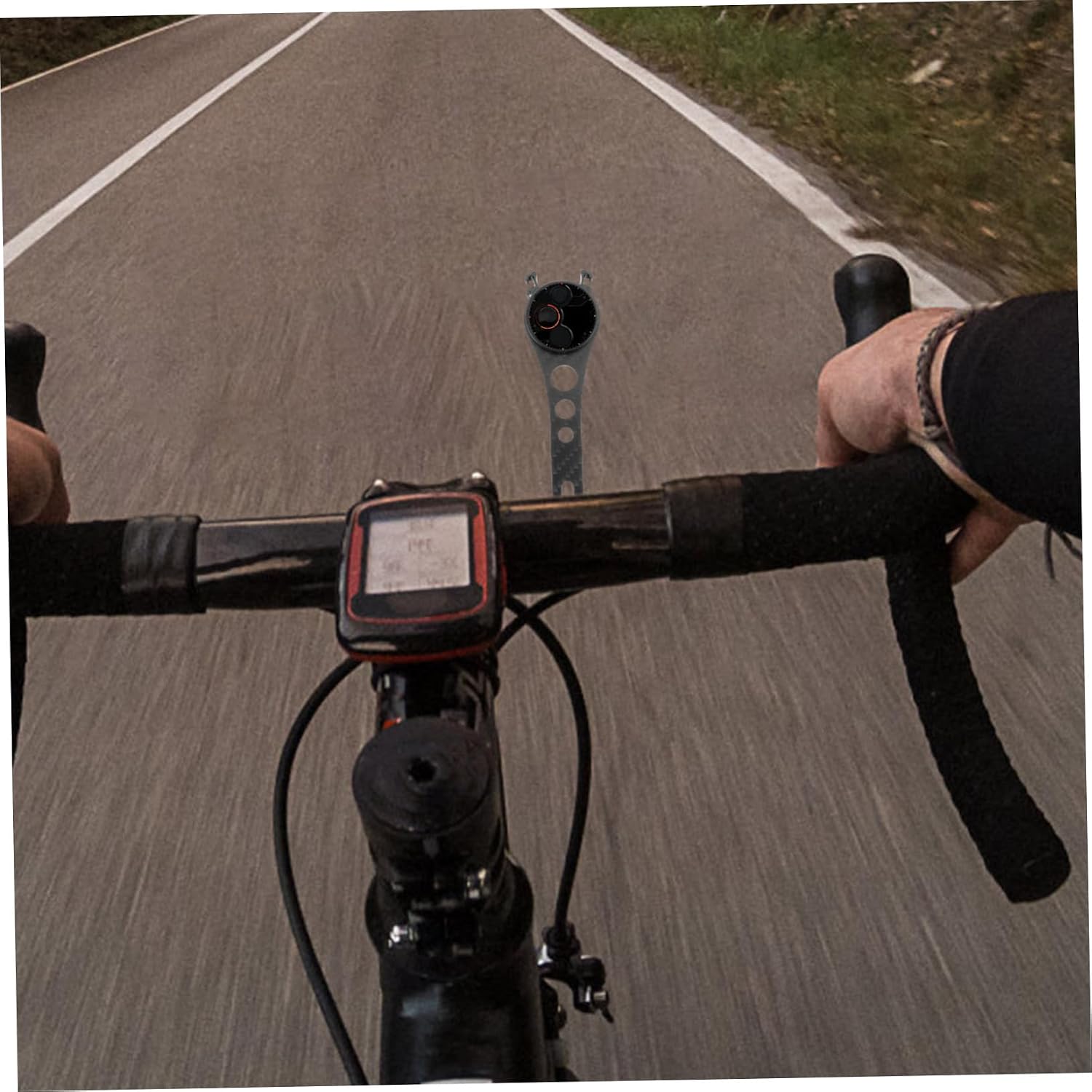 BESPORTBLE Bike Computer Mount Adapter Front Bike Computer Mount Carbon Fiber Frame Easy Installation Fit