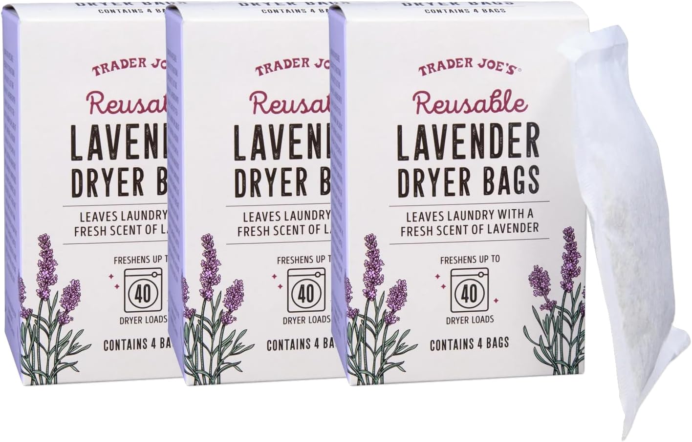Trader Joes Lavender Dryer Bags (Pack of 3) by Trader Joe's Amazon.ca