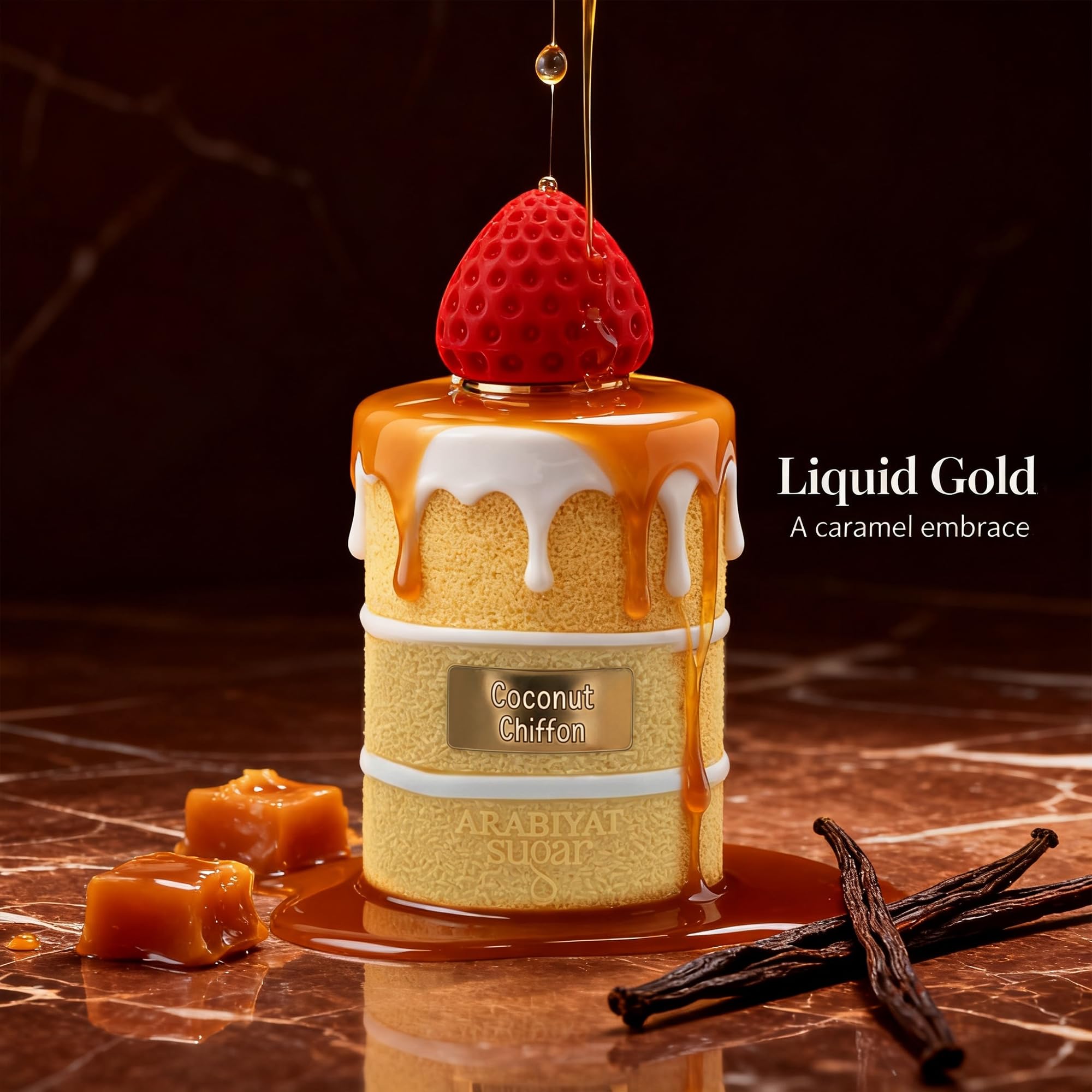 Amazon.com: A CENTER Coconut Chiffon Eau de Parfum para Mujeres - Perfume Gourmand Original de Larga Duración 3.4 fl oz, Fragancias Cremosas de Coco y Vainilla para Mujeres | Inspiración de Perfume Árabe :