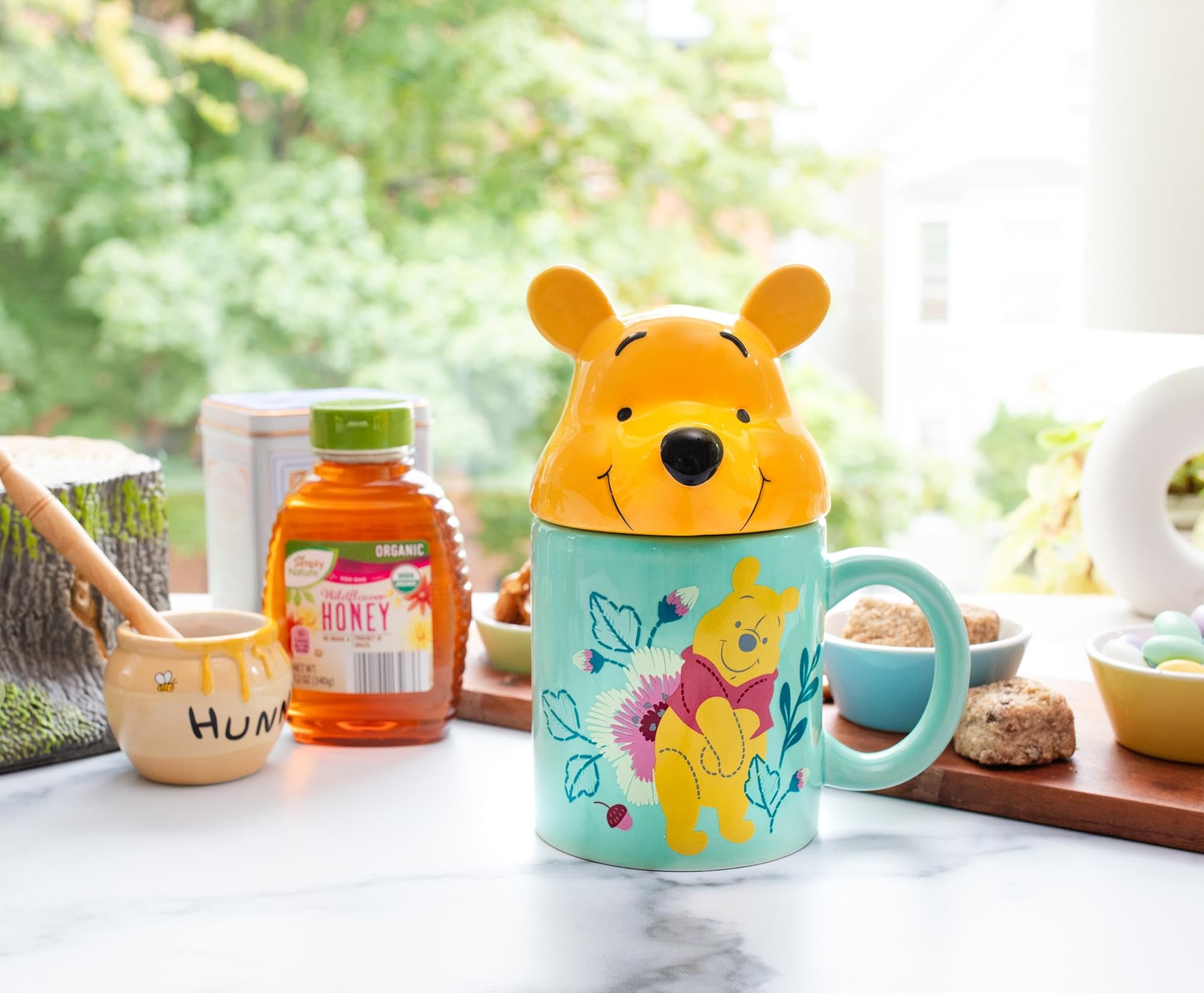 Amazon.com: Disney Winnie the Pooh Ceramic Mug With Sculpted