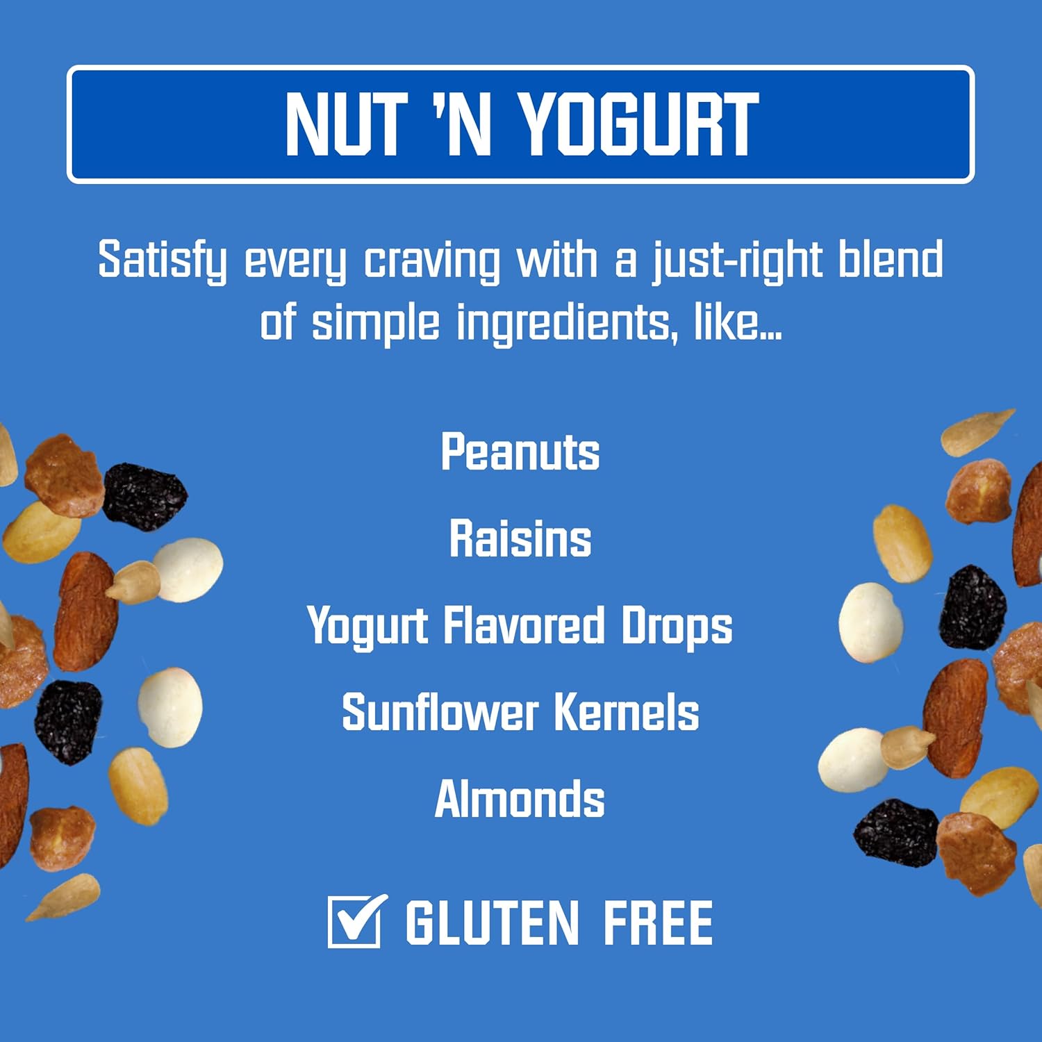 Kar’s Nuts Nut 'N Yogurt Trail Mix, 7 oz Grab & Go Bags, Individual Snack Packs (Pack of 12), Gluten-Free Trail Mix Snack