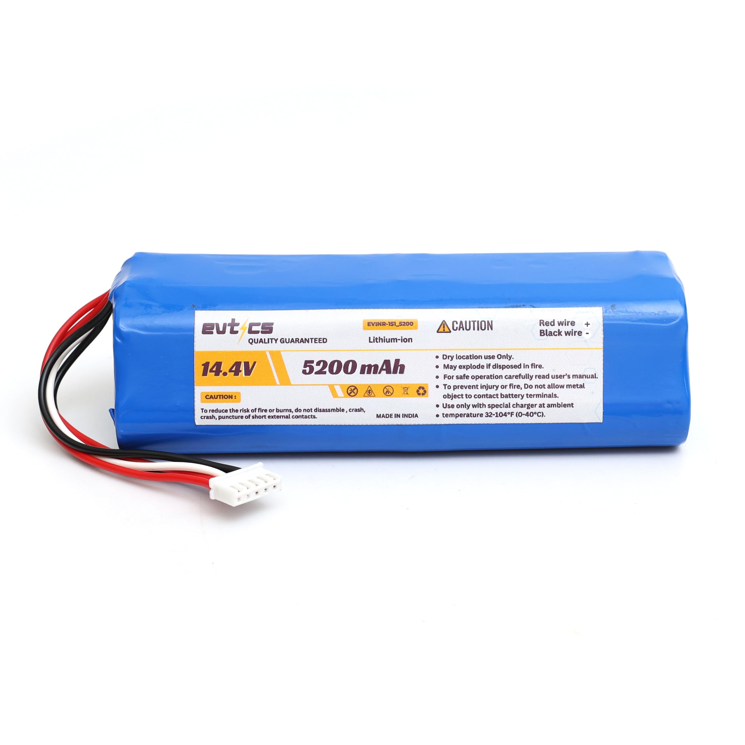 EVTICS® 14.4V 5200mAh Li-ion Replacement Battery (74.88Wh) Compatible with 360 S9, X90, X95, S10 Robovac L10 & L70 Hybrid High Capacity Durable Rechargeable Battery-image-37