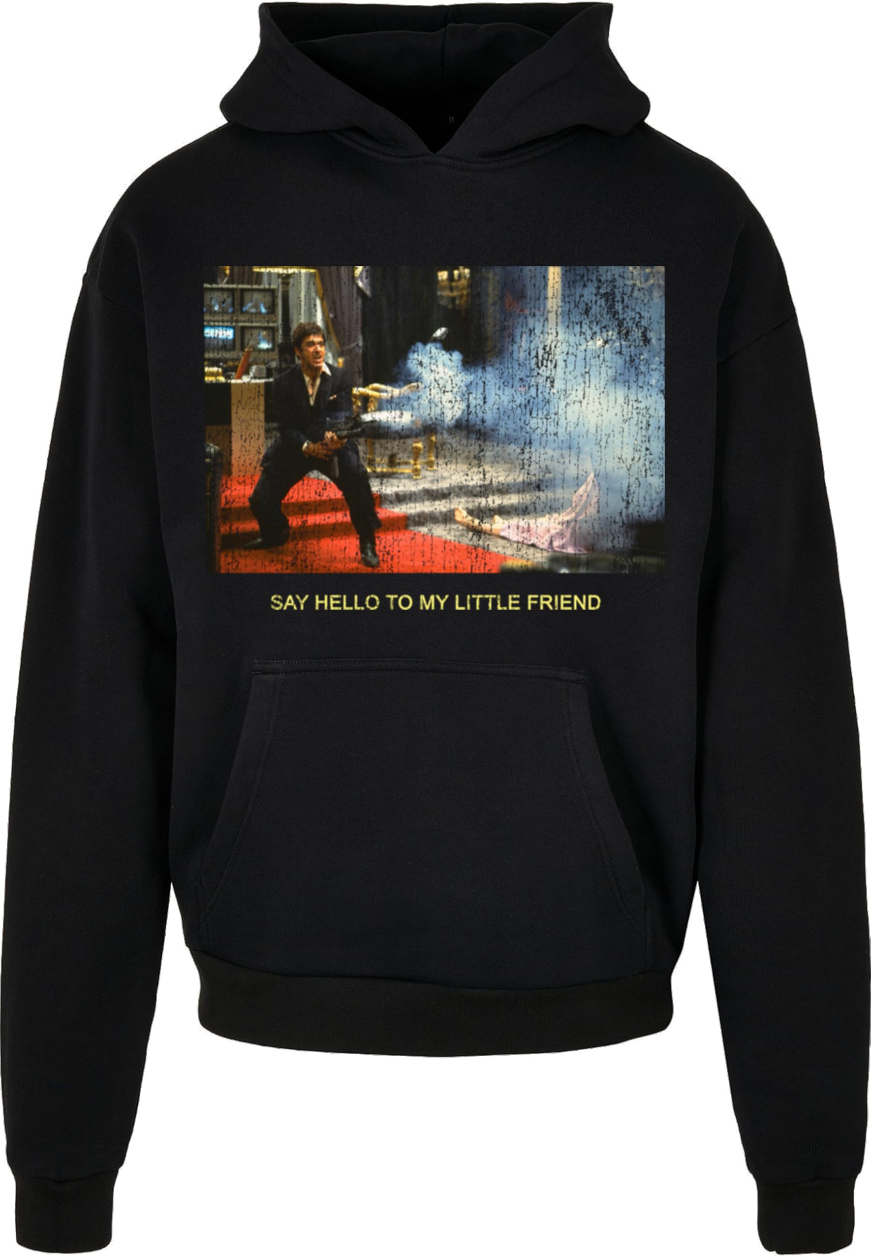Mister Tee Mt2553-scarface Little Friend Ultraheavy Oversize Hoodie Felpa con Cappuccio Uomo (Pacco da 1)