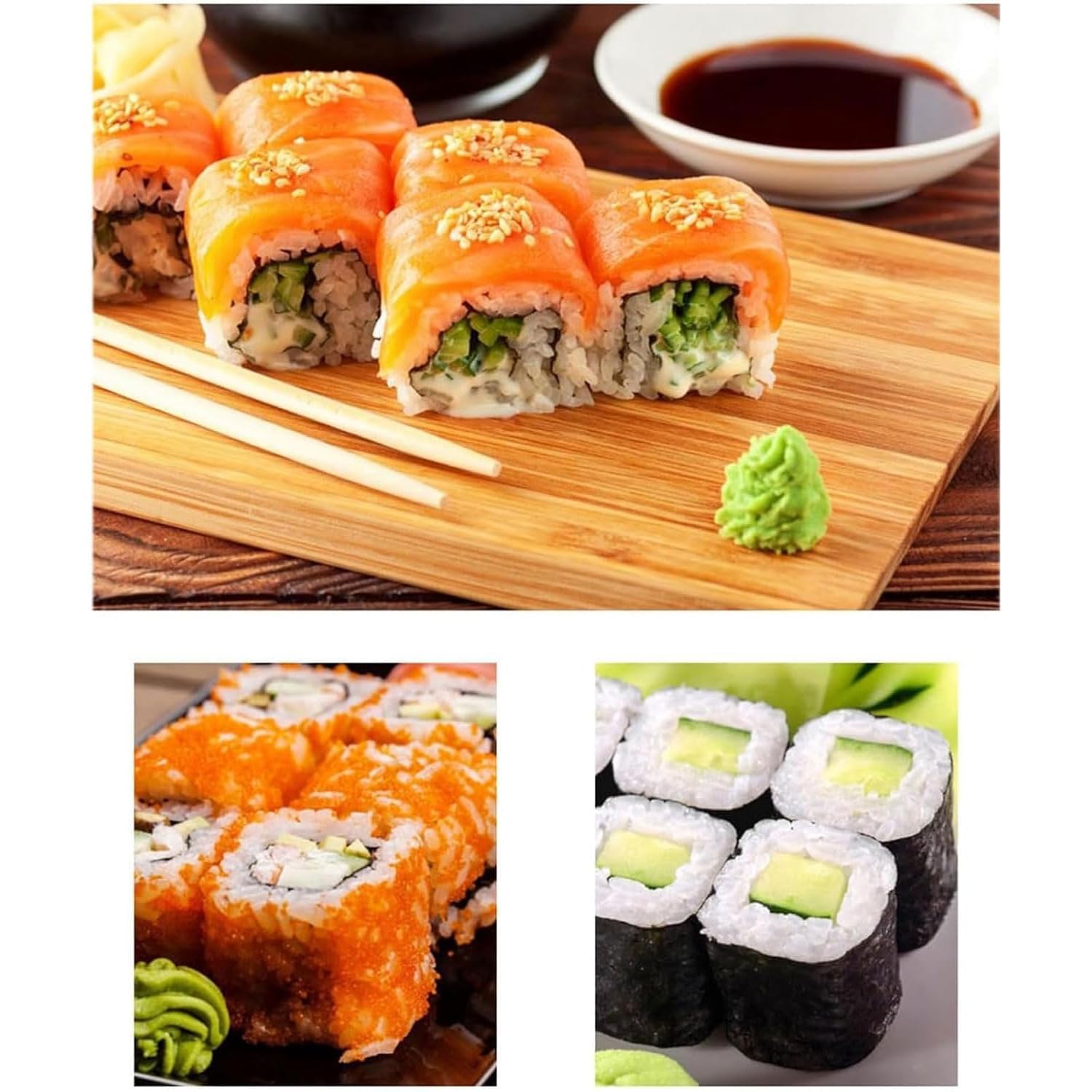 Automatische Sushi-Rollenschneidemaschine, Multifunktionaler Sushi-Rollenschneider mit scharfer Klinge, effizient und einfach zu bedienen für Küche, Restaurant, Snackbar, 8/10/12 Stück