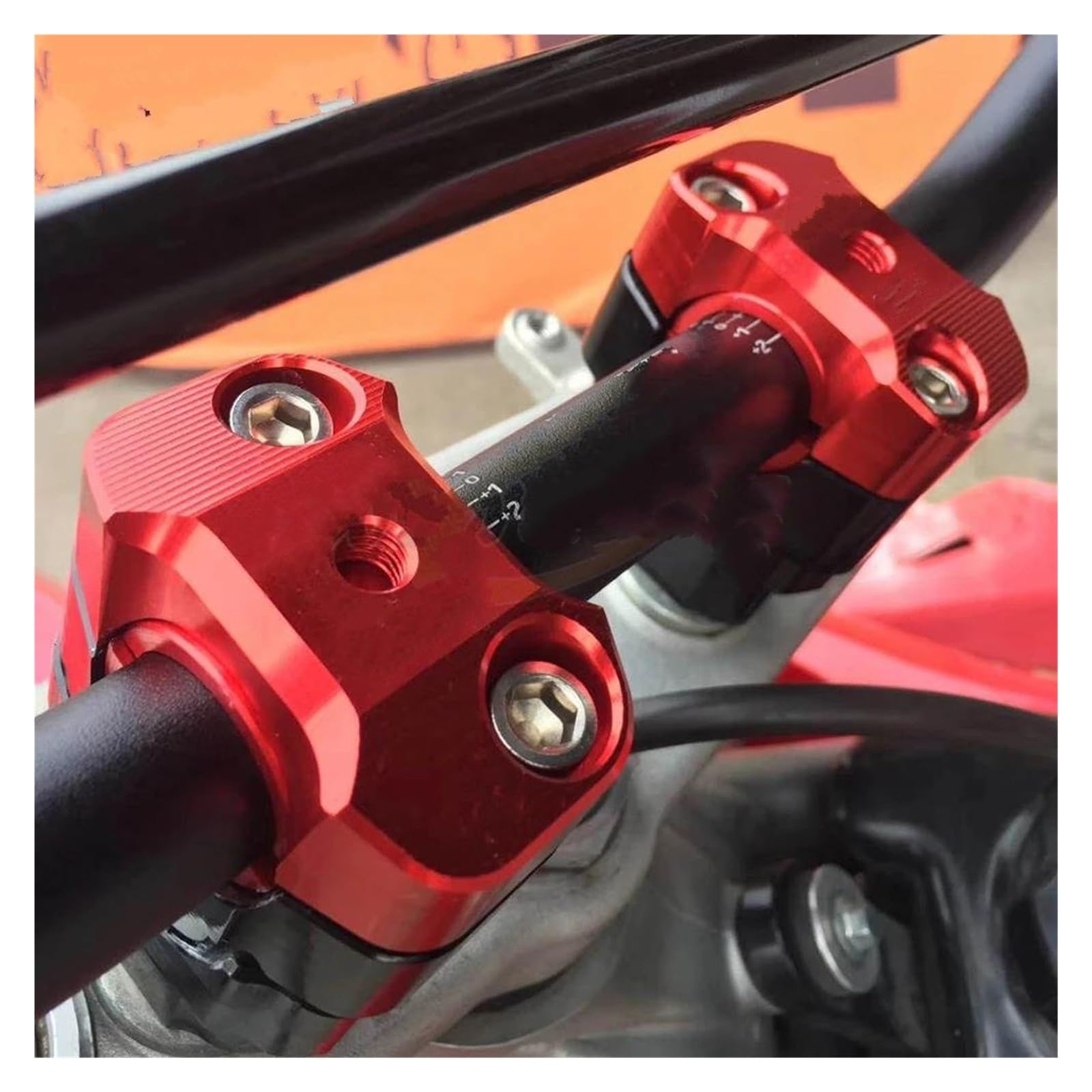 Lenker-Riser 22MM 28MM Universal Motorrad Klemme Lenker Riser Handle Fat Bar Mount CNC Für Suzuki Dirt Pit Bike Etc. Lenkerklemme