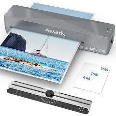Laminator Machine 9 Inch with 10 Laminating Sheets Laminator A4 with Quick Preheating Paper Cutter Low Noise Hot