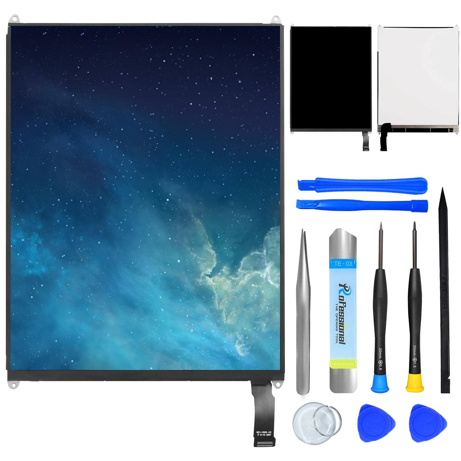 NB+ Screen Replacement For iPad 9th 10.2" (A2602 A2603 A2604 A2605) Generation Touch Screen Digitizer 2021 Pre-Installed Adhesive (Not LCD display) — view 23