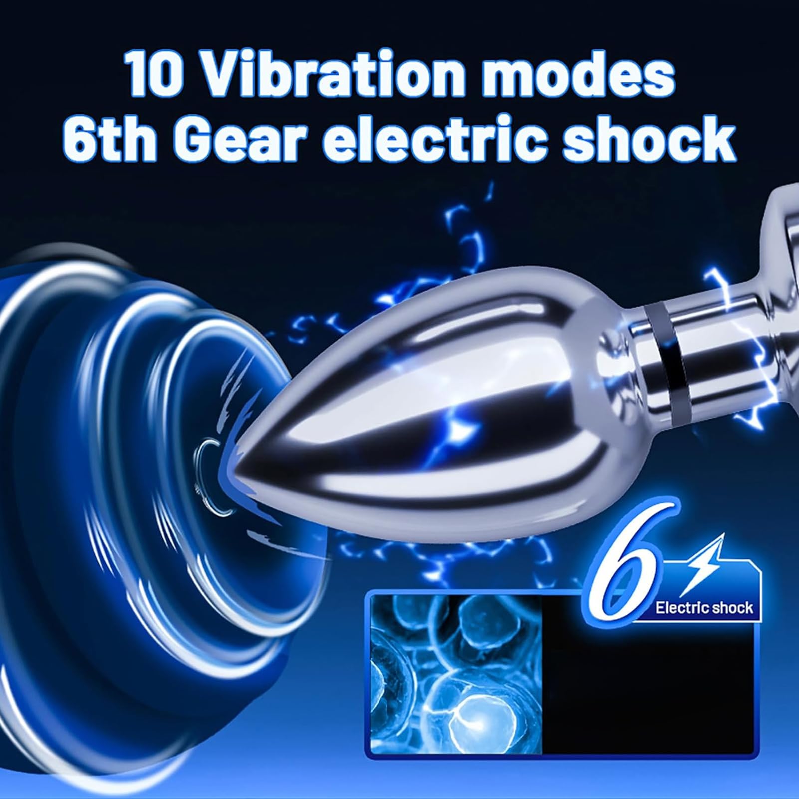 Amazon.com: XYVYNZ Electric Shock Anal Plug Anal Vibrator Anal Sex Toys for  Men and Women with 6 Electric Shocks and 10 Vibration Modes Vibrating Butt  Plug Prostate Massager for Couples Adult Toys :