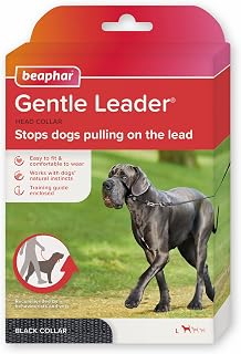 Gentle Leader/Collare a Cavezza Nero Grande (Boxer, Dobermann)