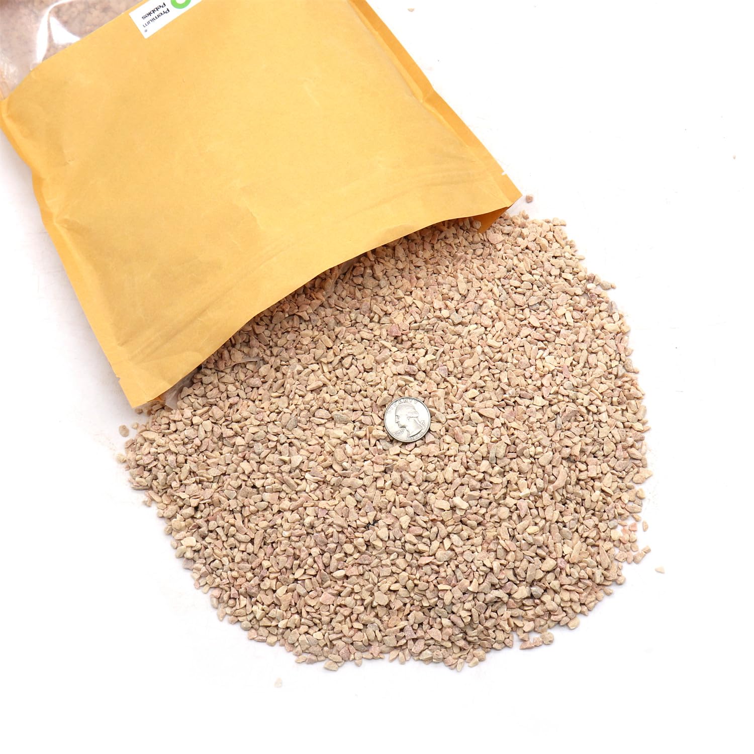 Arena gruesa. Color amarillo. 1/8 pulgada 10 libras. para tierra para macetas, suculentas, macetas, plantas, jardinería, interior, manualidades, rellenos de jarrones, paisajismo