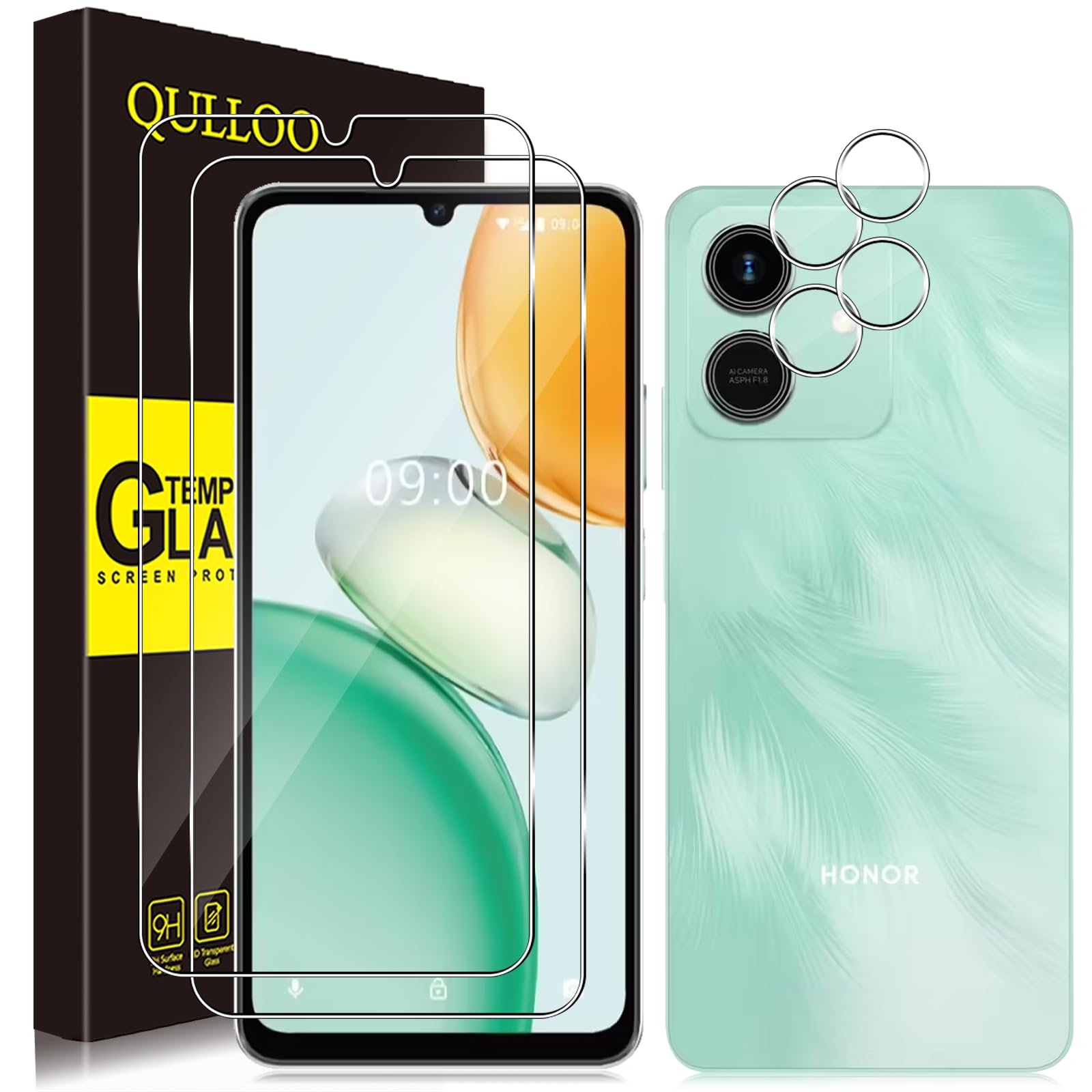 LCEHTOGYE Pellicola Prottetiva per Doogee Fire 3 Ultra,[2 Pezzi] Durezza 9H Vetro Temperato HD Protezione Schermo,No Bolle Pellicola Vetro, Glass Film per Doogee Fire 3 Ultra (5,45