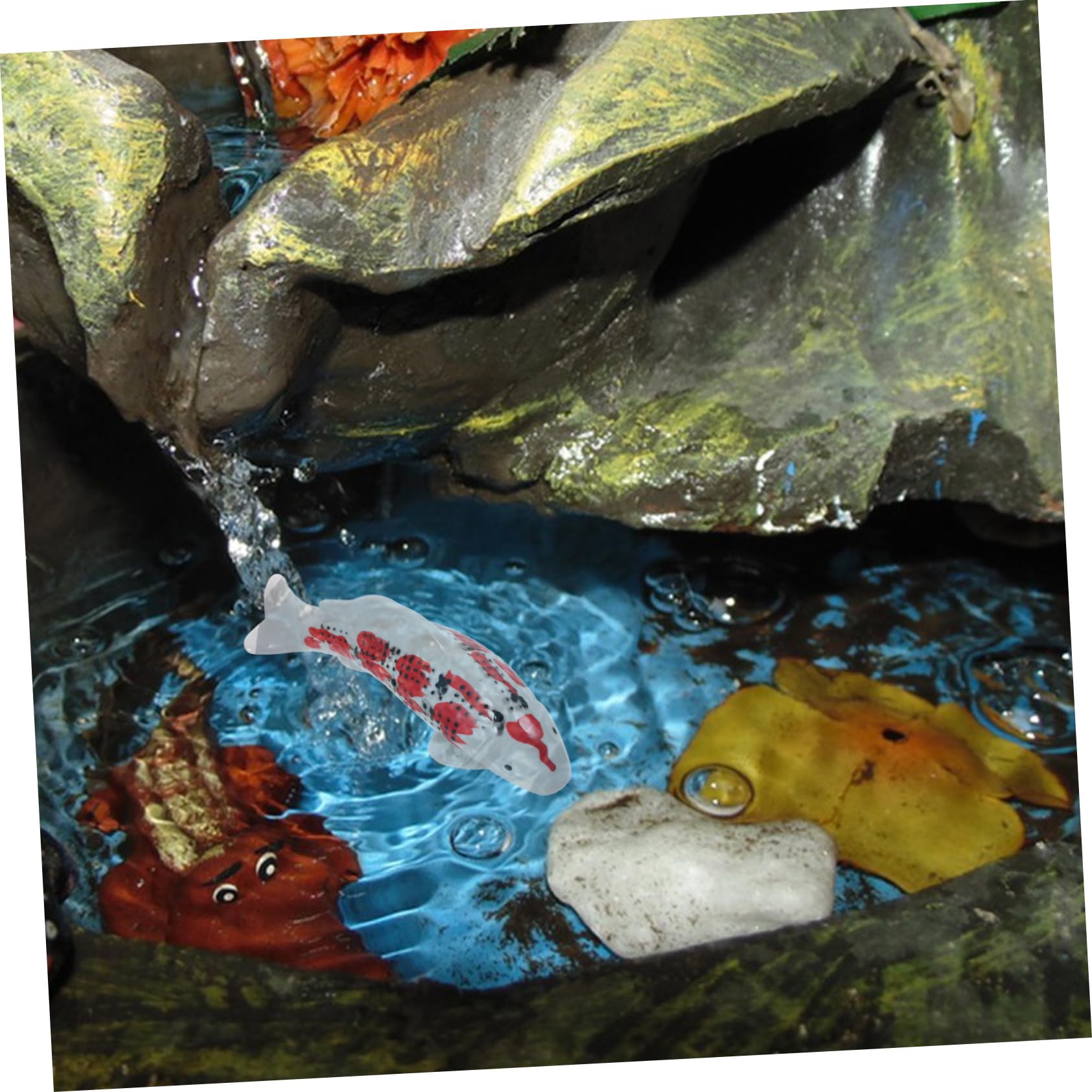Ciieeo Décoration Aquarium Poisson Flottant Figurine De Poisson Décorative Ornement Aquarium Artisanal