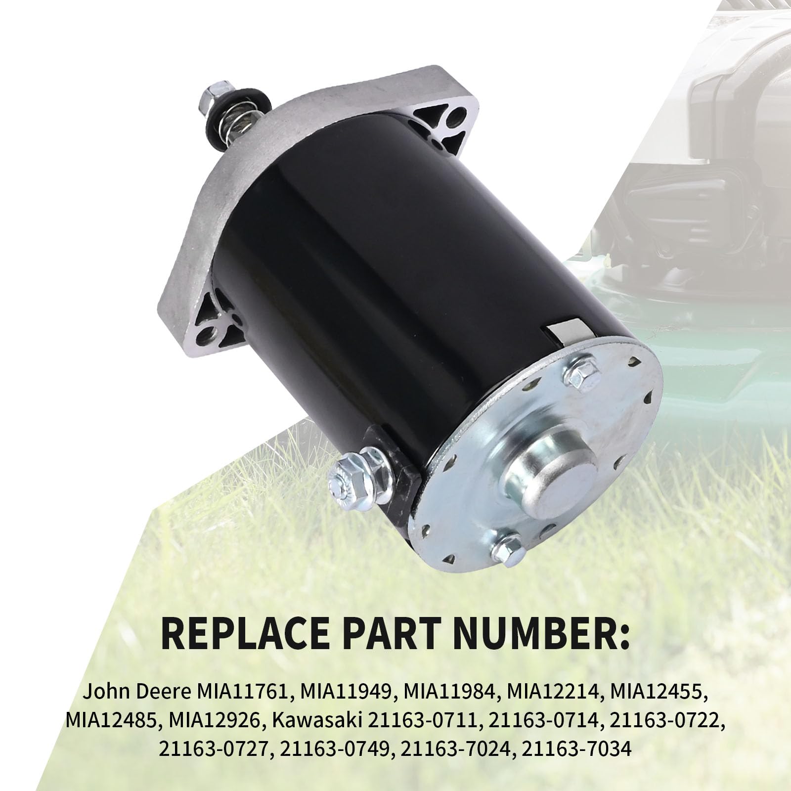 ZUDKSUY 21163-0714 21163-7024 Lawn Mower Starter Motor Replacement