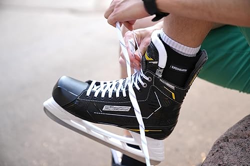 Miniatura 7 de Tobilleras para patinaje sobre hielo, tobilleras acolchadas/acolchadas utilizadas para reducir el dolor de tobillo durante el patinaje sobre hielo y