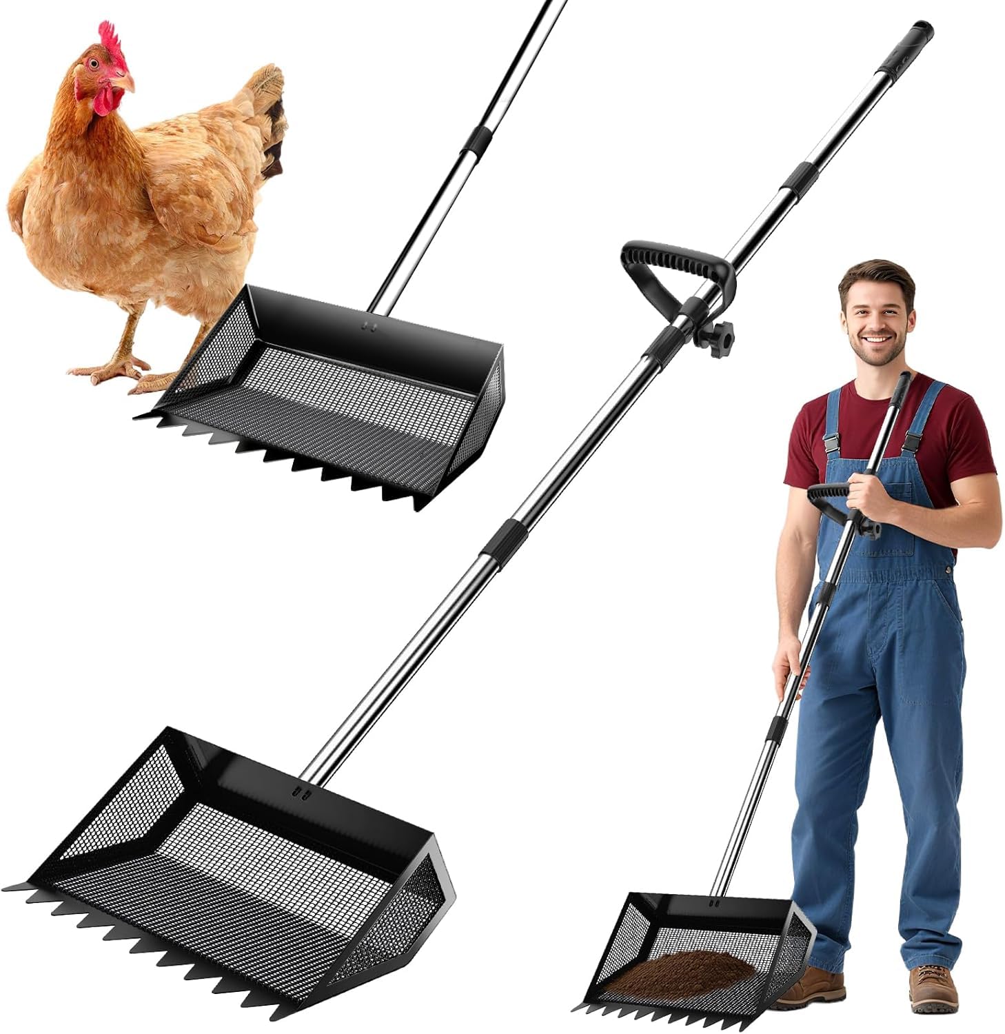 VEEMI Chicken Poop Scooper