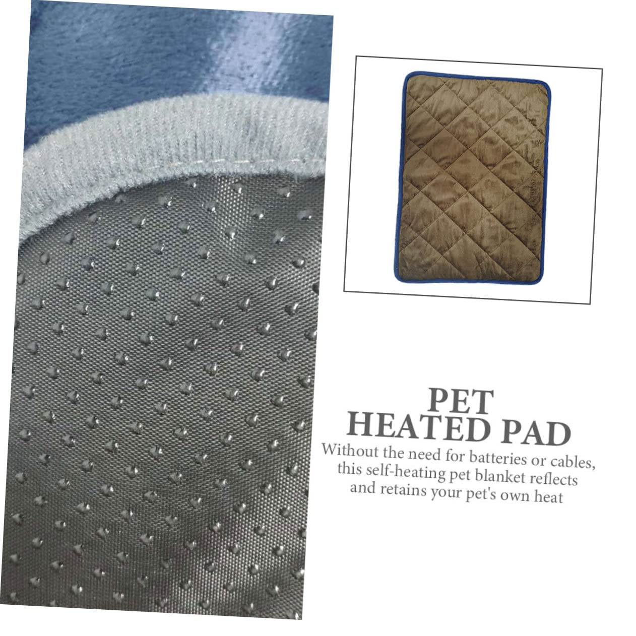 Toddmomy -Chauffant pour Animaux Couverture Réchauffante sans Câble pour Chien et Chat