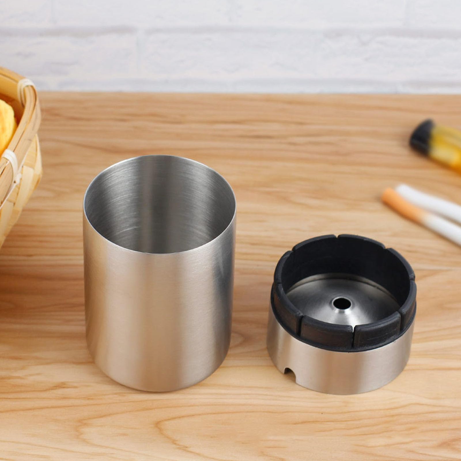 Chingde Portacenere Acciaio Inox, Posacenere da Esterno, Posacenere