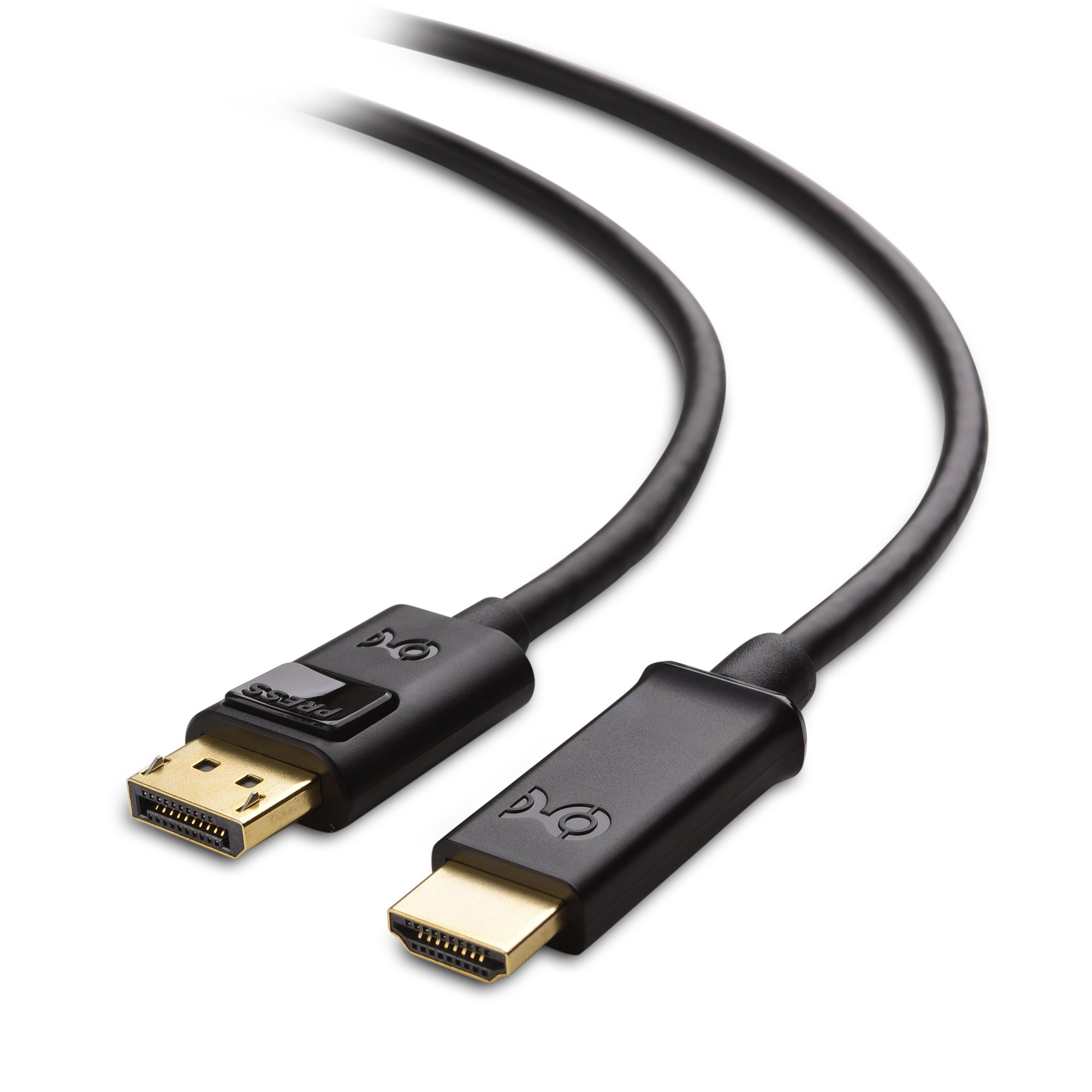 Cable Matters Unidirectional DisplayPort to HDMI Cable - 10ft, Gold-Plated DP to HDMI Cable, Display Port to HDTV/Monitor/Projector Conversion Cord
